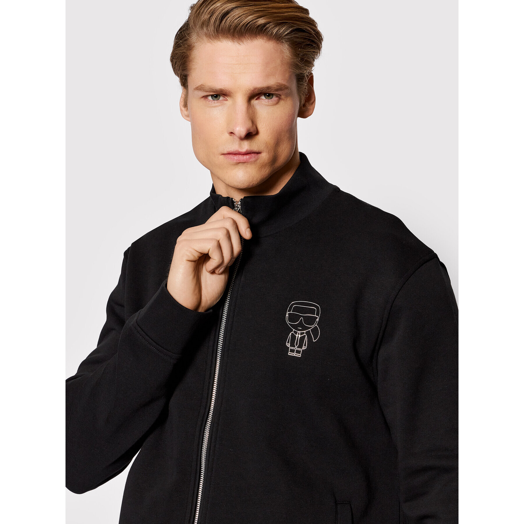 KARL LAGERFELD Jopa 705407 521900 Črna Regular Fit - Pepit.si