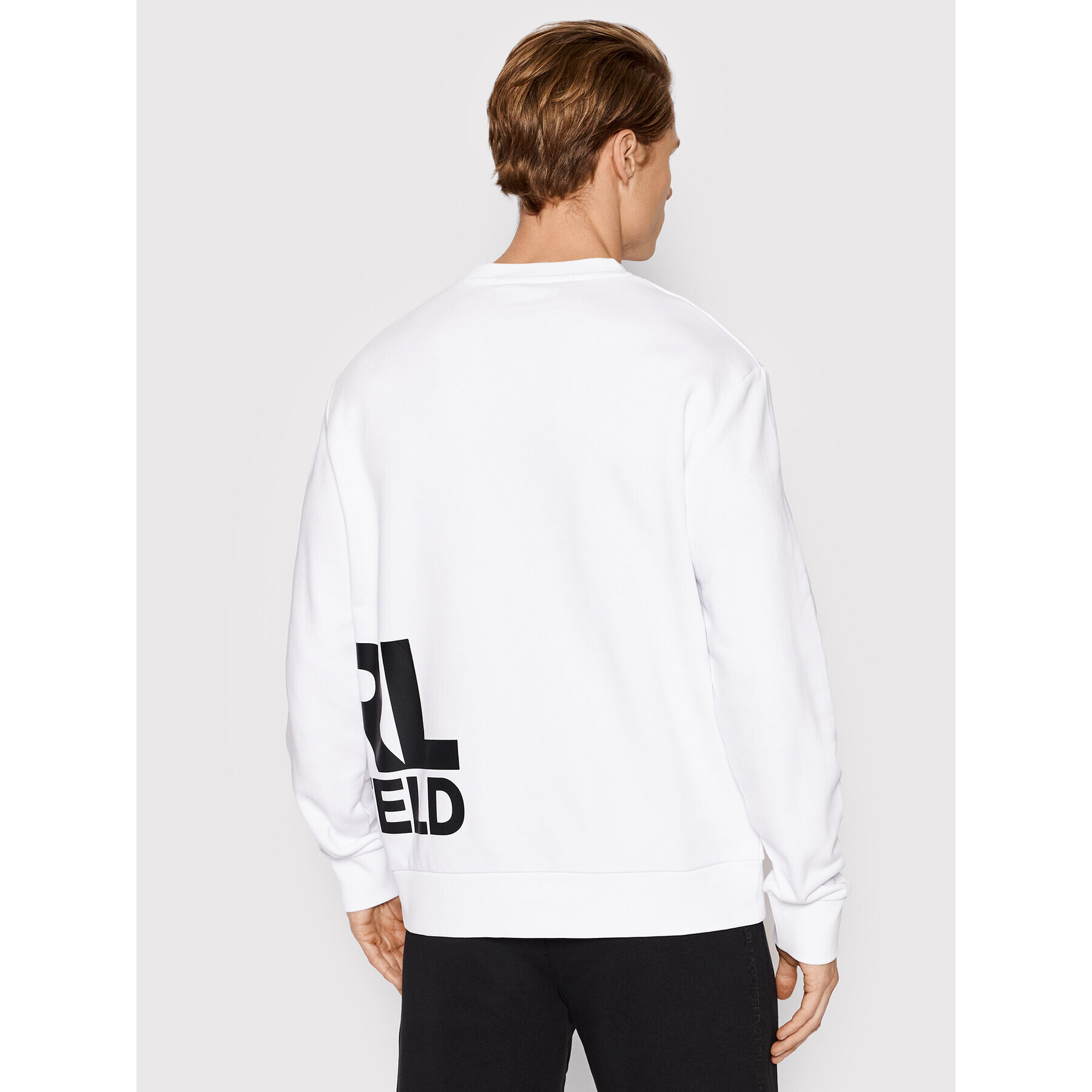 KARL LAGERFELD Jopa Sweat 705084 521900 Bela Regular Fit - Pepit.si