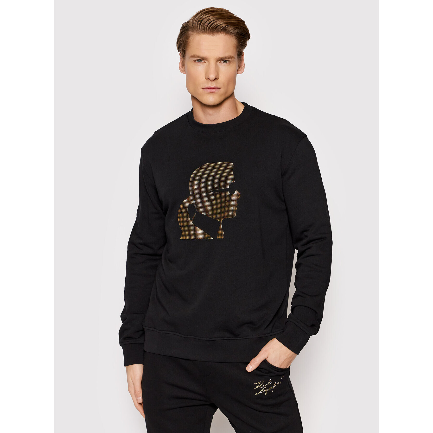 KARL LAGERFELD Jopa Sweat 705401 521900 Črna Regular Fit - Pepit.si