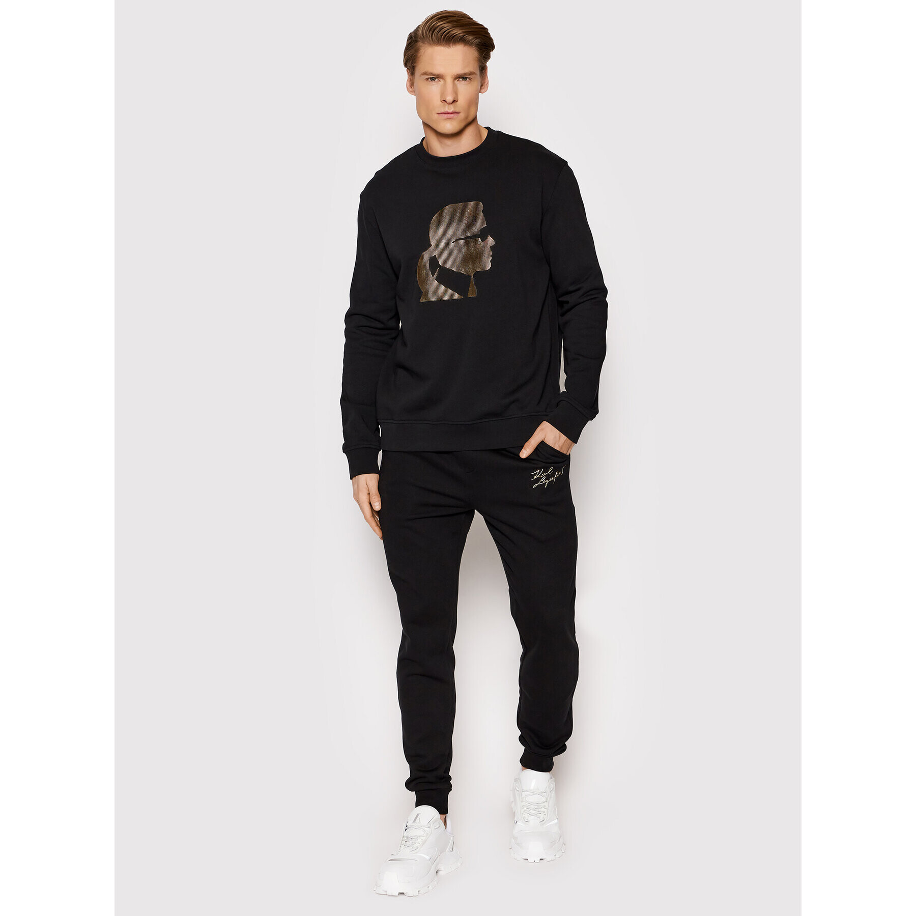 KARL LAGERFELD Jopa Sweat 705401 521900 Črna Regular Fit - Pepit.si