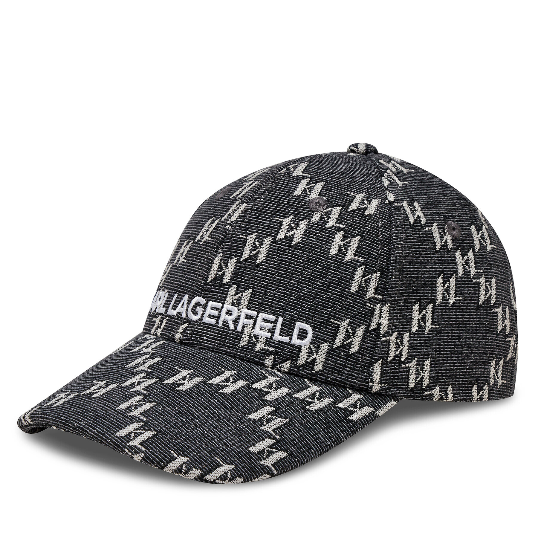 KARL LAGERFELD Kapa s šiltom K/Monogram Essential Cap 236W3408 Črna - Pepit.si