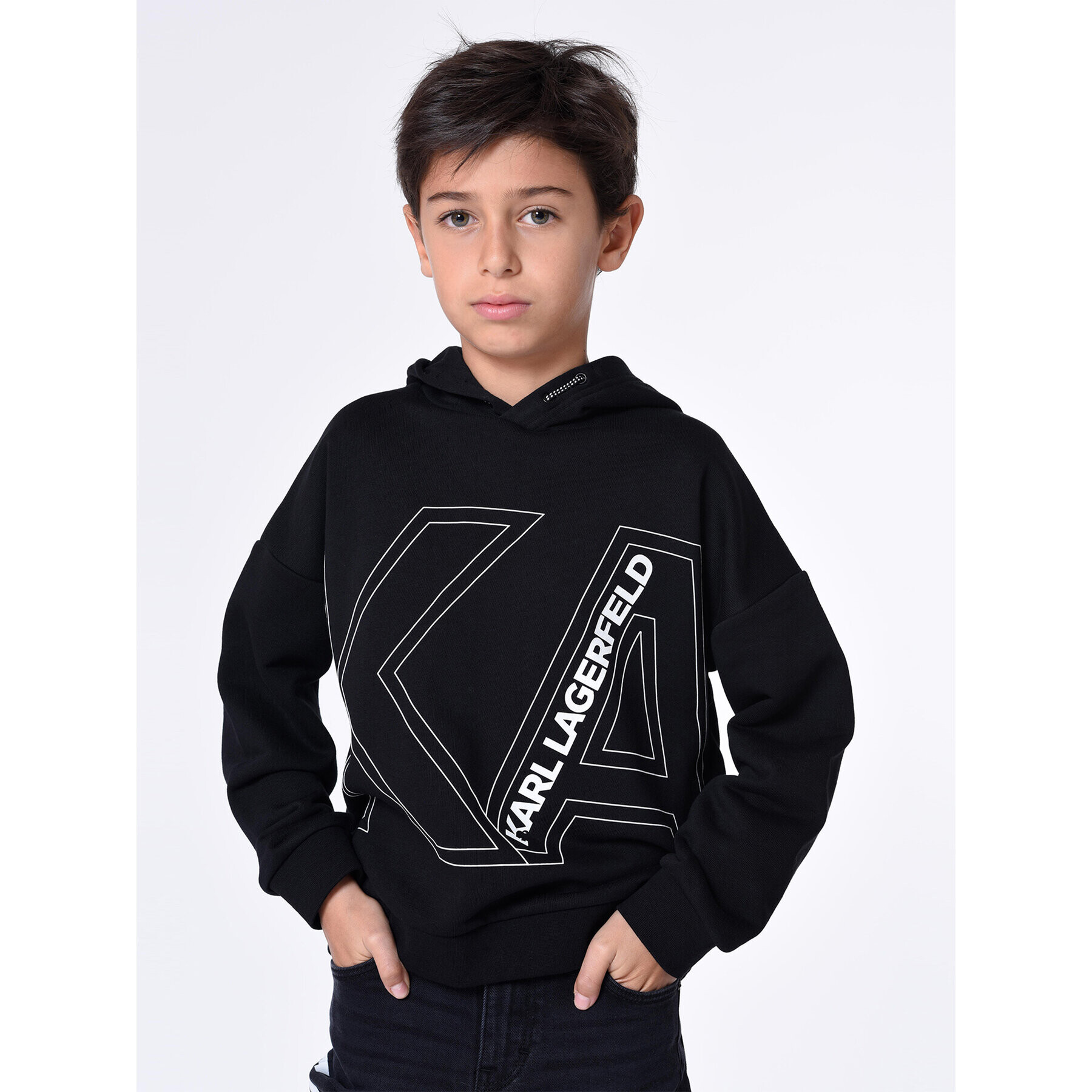 Karl Lagerfeld Kids Jopa Z25431 D Črna Regular Fit - Pepit.si