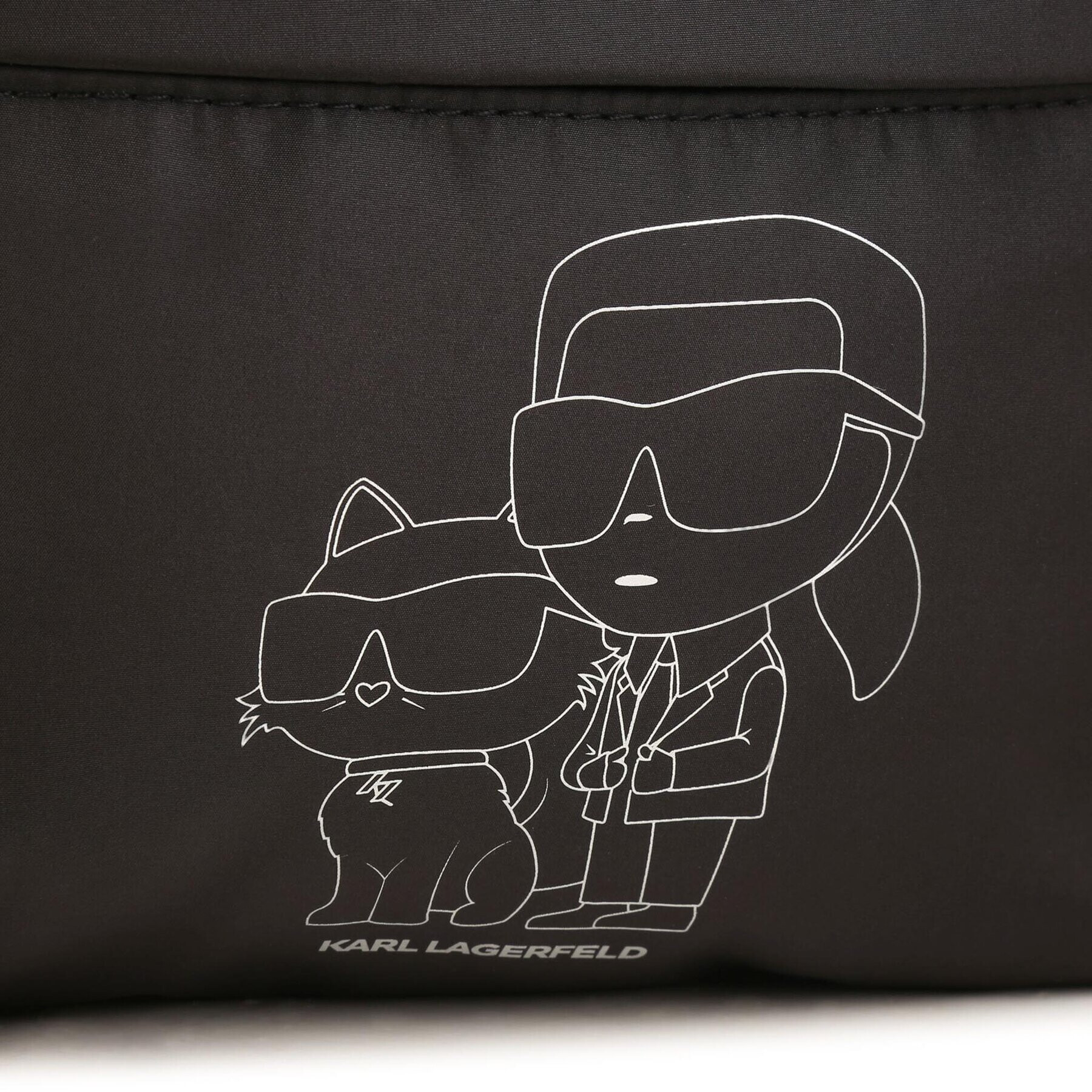 Karl Lagerfeld Kids Nahrbtnik Z10167 Črna - Pepit.si