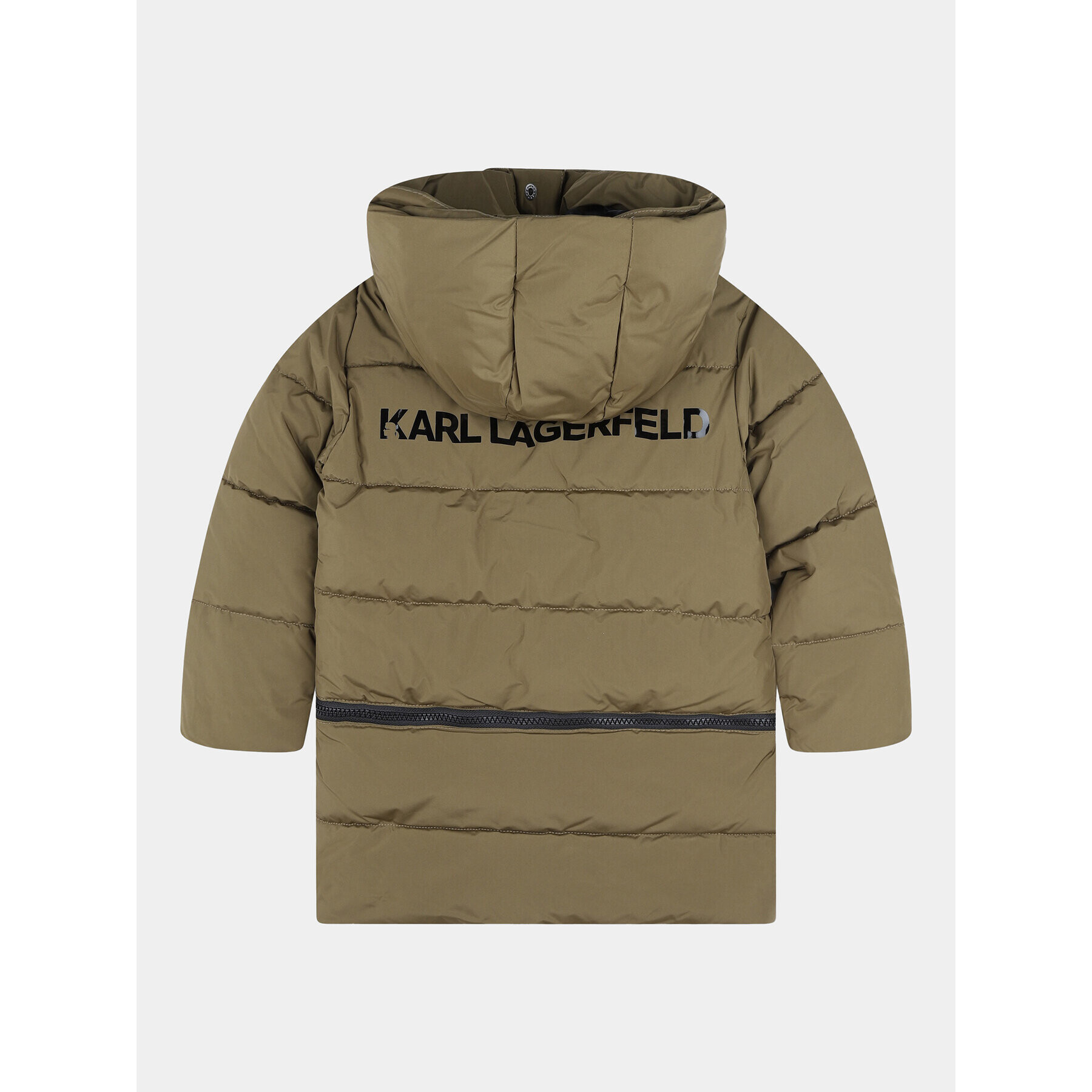 Karl Lagerfeld Kids Puhovka Z16167 S Khaki Regular Fit - Pepit.si