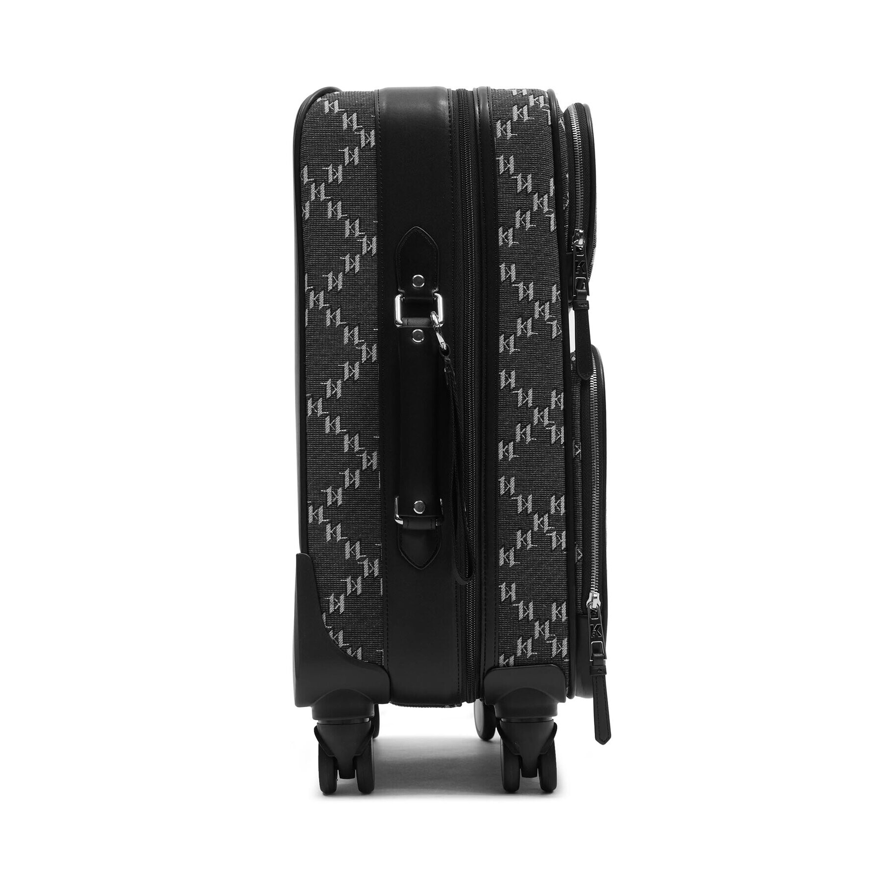 KARL LAGERFELD Majhen mehki kovček K/Monogram Jkrd 2.0 Trolley 236W3024 Siva - Pepit.si