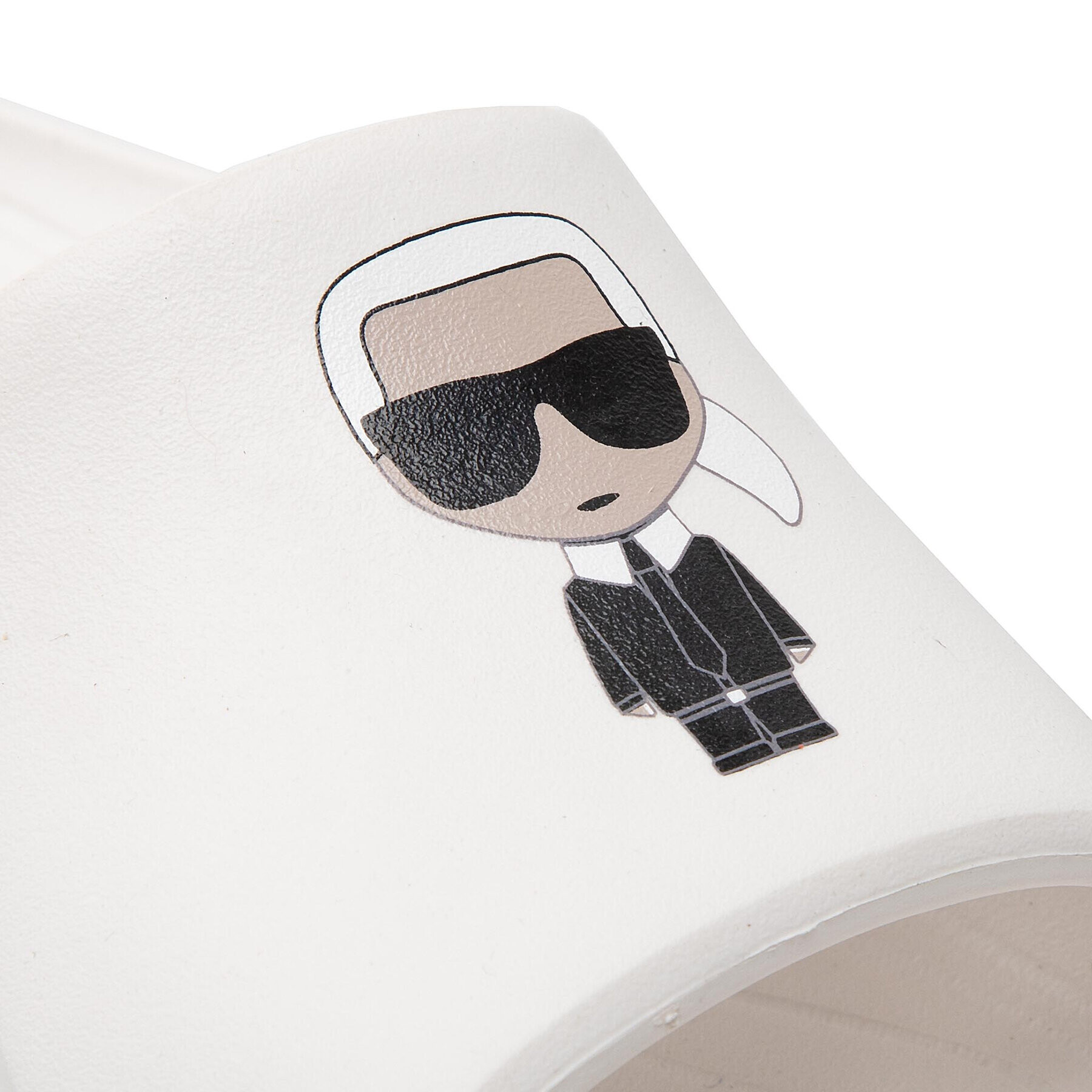 KARL LAGERFELD Natikači KL85030 Bela - Pepit.si