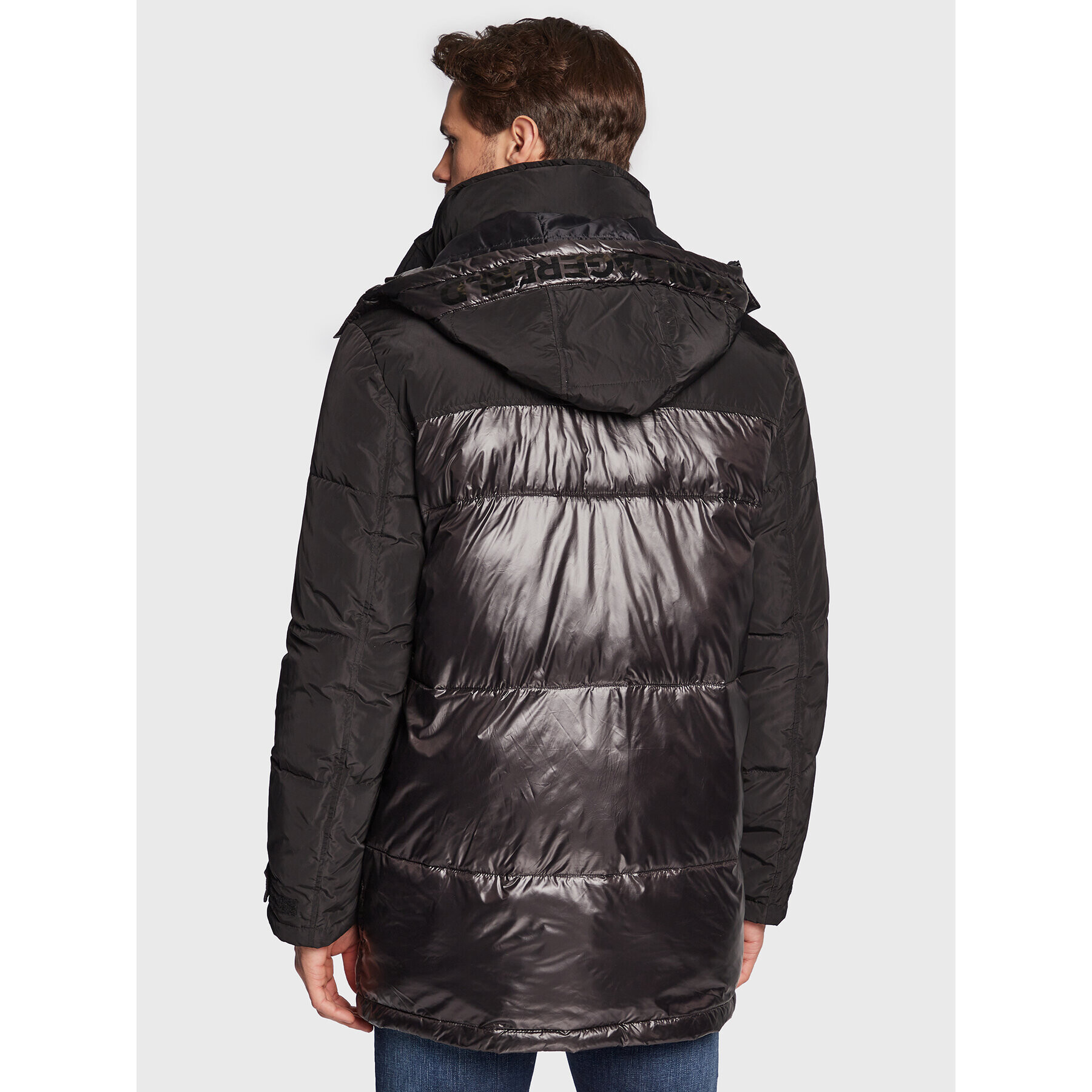 KARL LAGERFELD Parka 505006 524503 Črna Regular Fit - Pepit.si