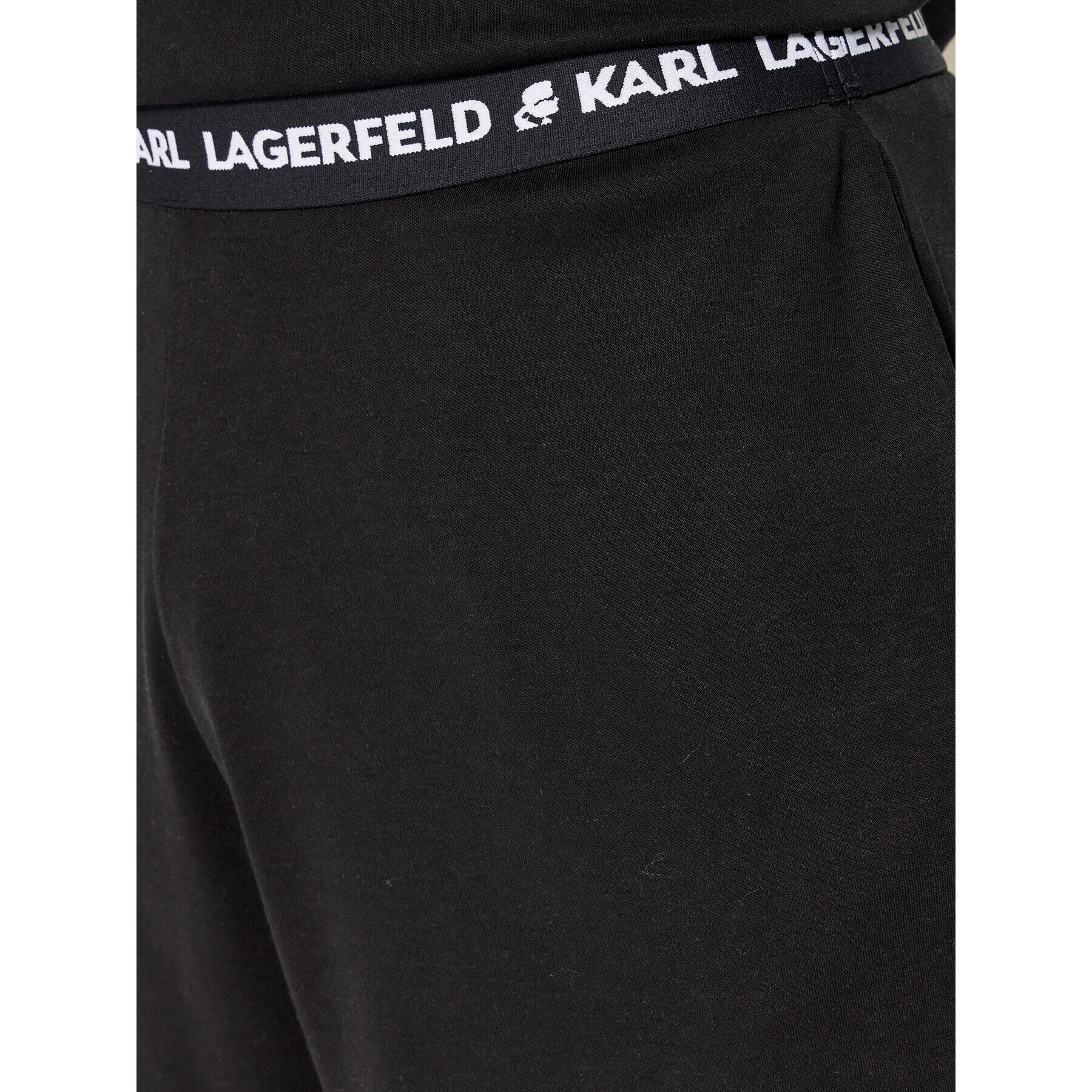 KARL LAGERFELD Pižama 220M2180 Črna Regular Fit - Pepit.si