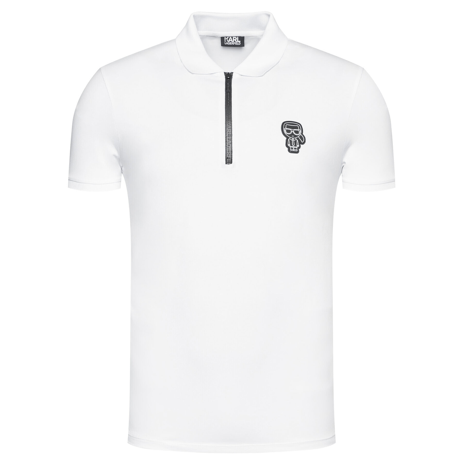 KARL LAGERFELD Polo majica 745 080 502 221 Bela Regular Fit - Pepit.si