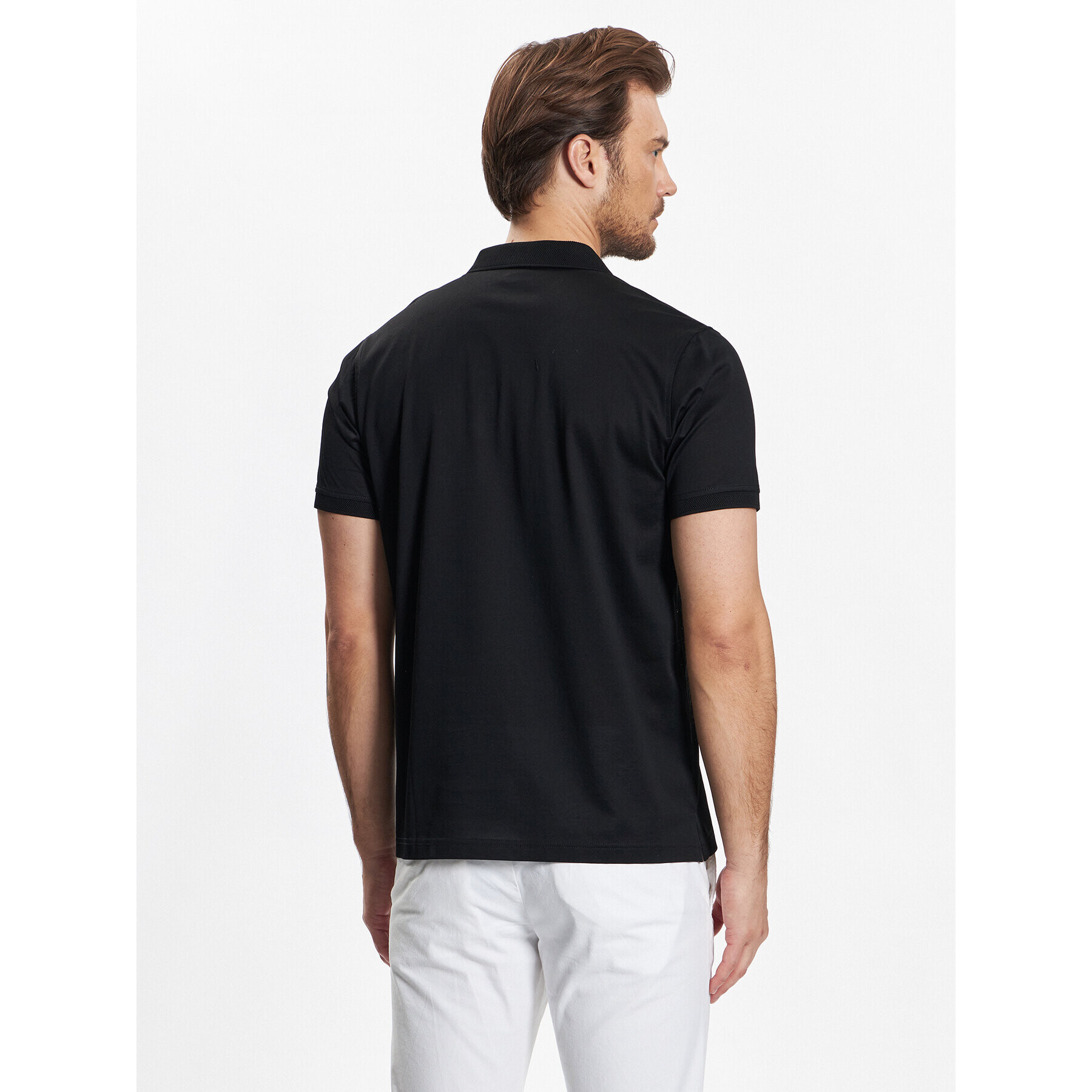 KARL LAGERFELD Polo majica 745000 532200 Črna Regular Fit - Pepit.si