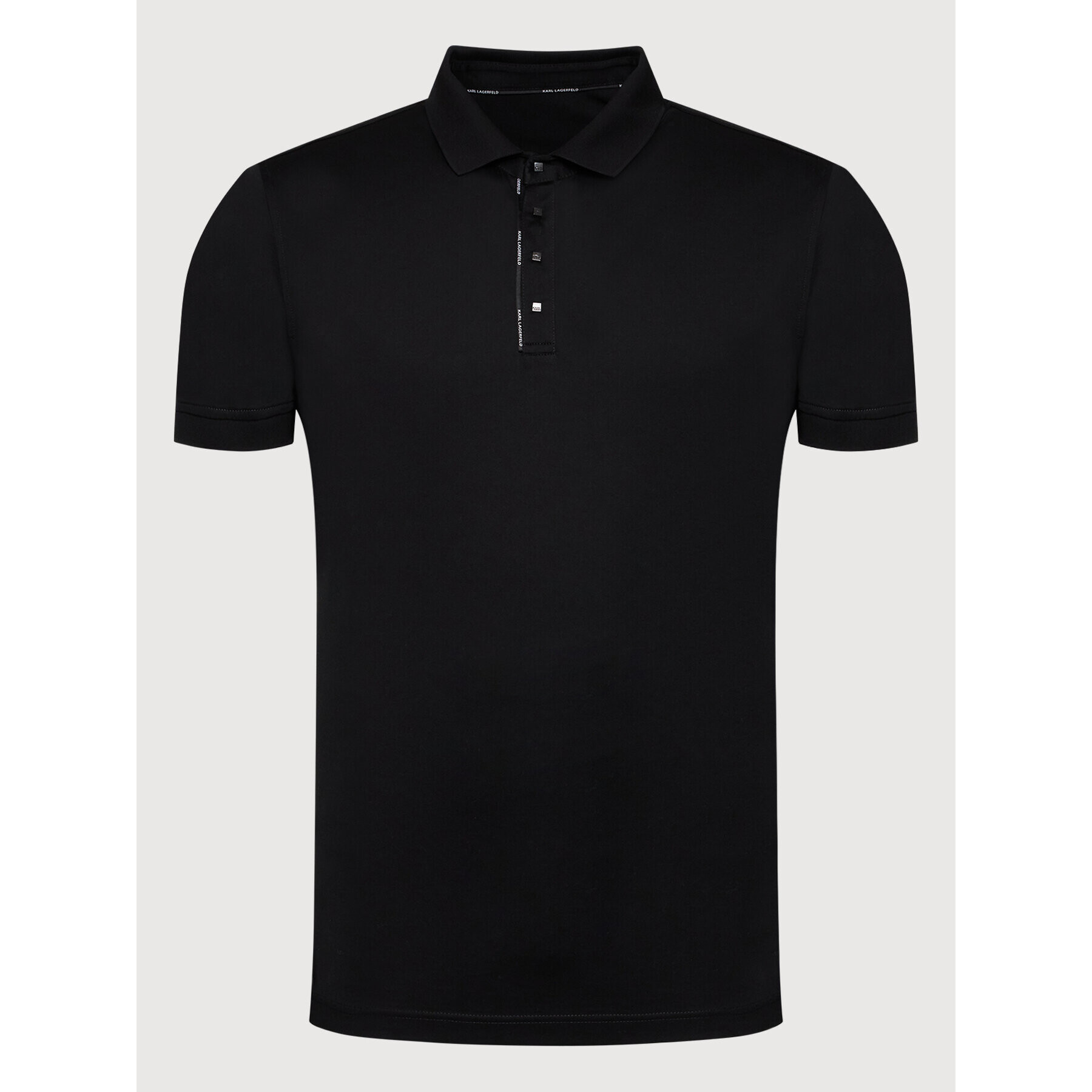 KARL LAGERFELD Polo majica 745001 521200 Črna Regular Fit - Pepit.si