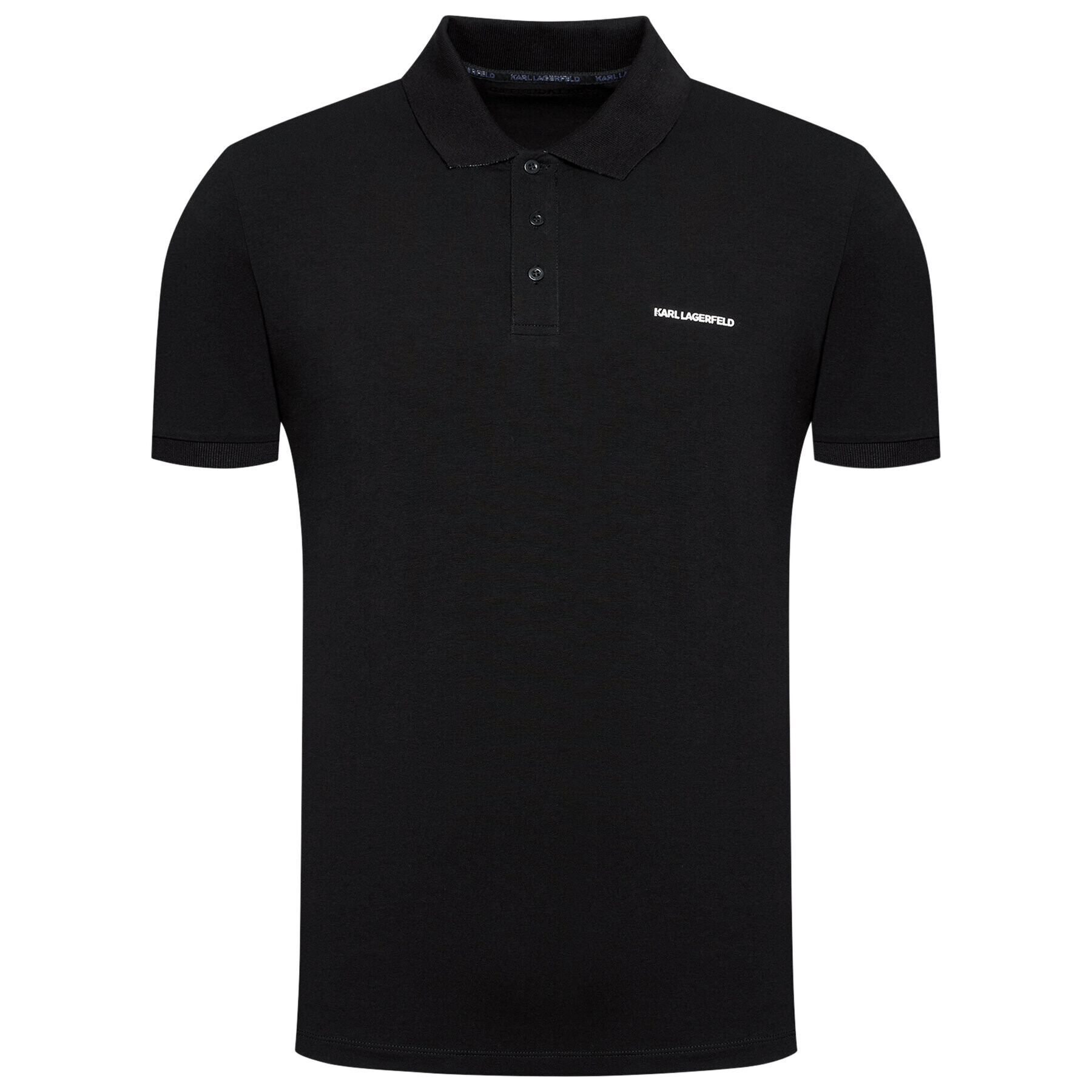 KARL LAGERFELD Polo majica 745015 511221 Črna Regular Fit - Pepit.si