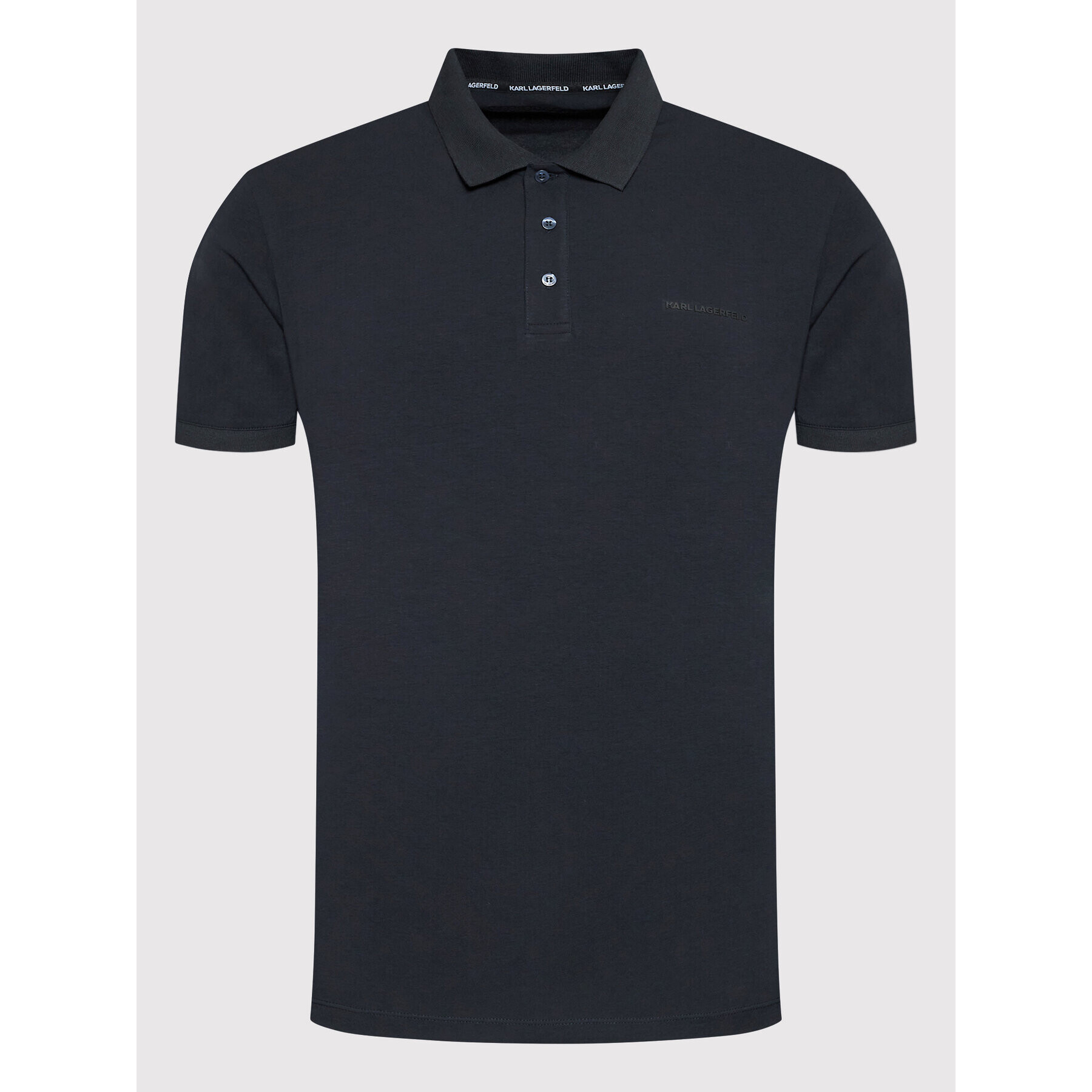 KARL LAGERFELD Polo majica 745015 521221 Mornarsko modra Regular Fit - Pepit.si