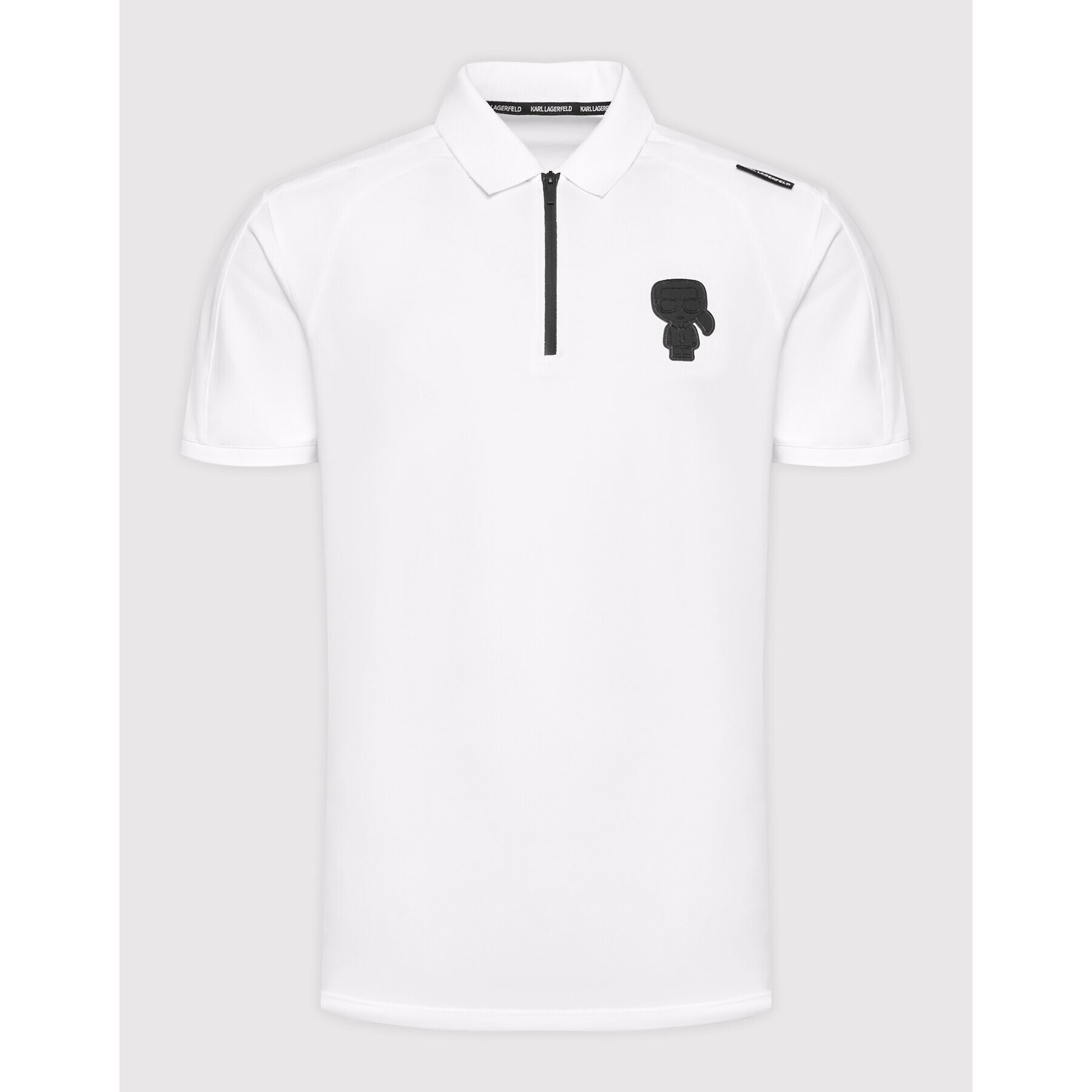 KARL LAGERFELD Polo majica 745016 521221 Bela Regular Fit - Pepit.si