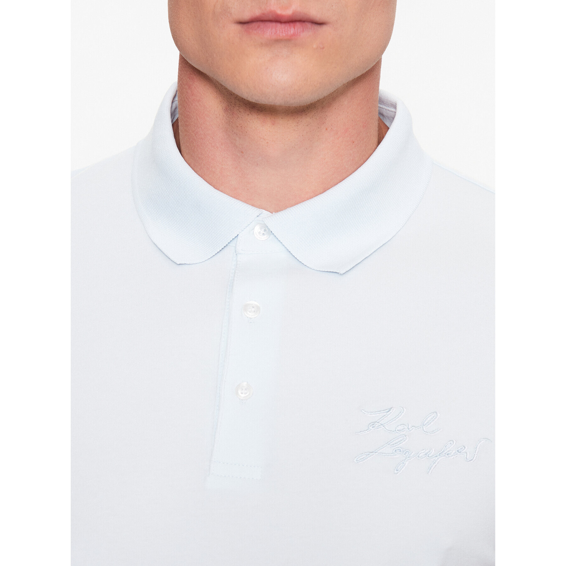 KARL LAGERFELD Polo majica 745019 532221 Modra Regular Fit - Pepit.si