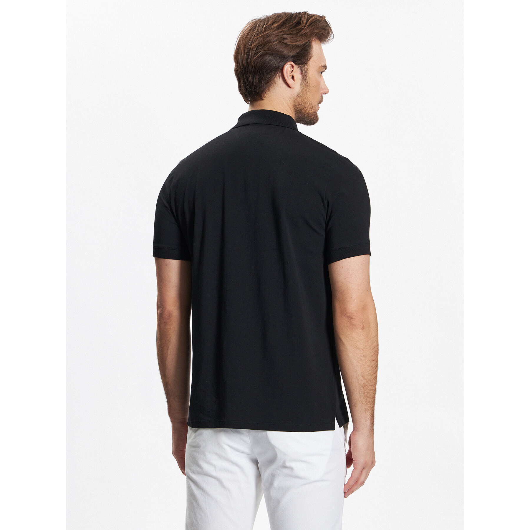 KARL LAGERFELD Polo majica 745021 532221 Črna Regular Fit - Pepit.si