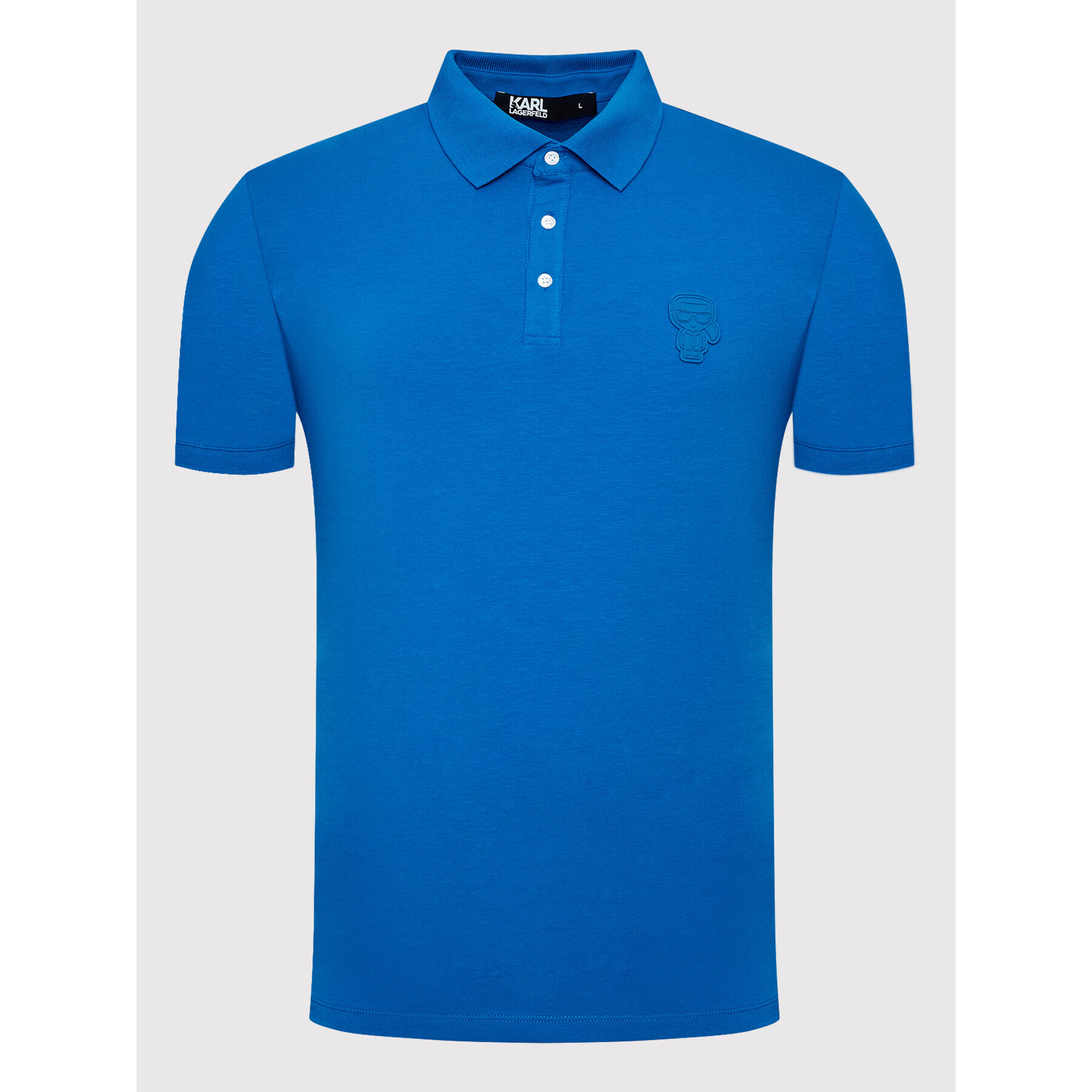 KARL LAGERFELD Polo majica 745400 523221 Modra Regular Fit - Pepit.si