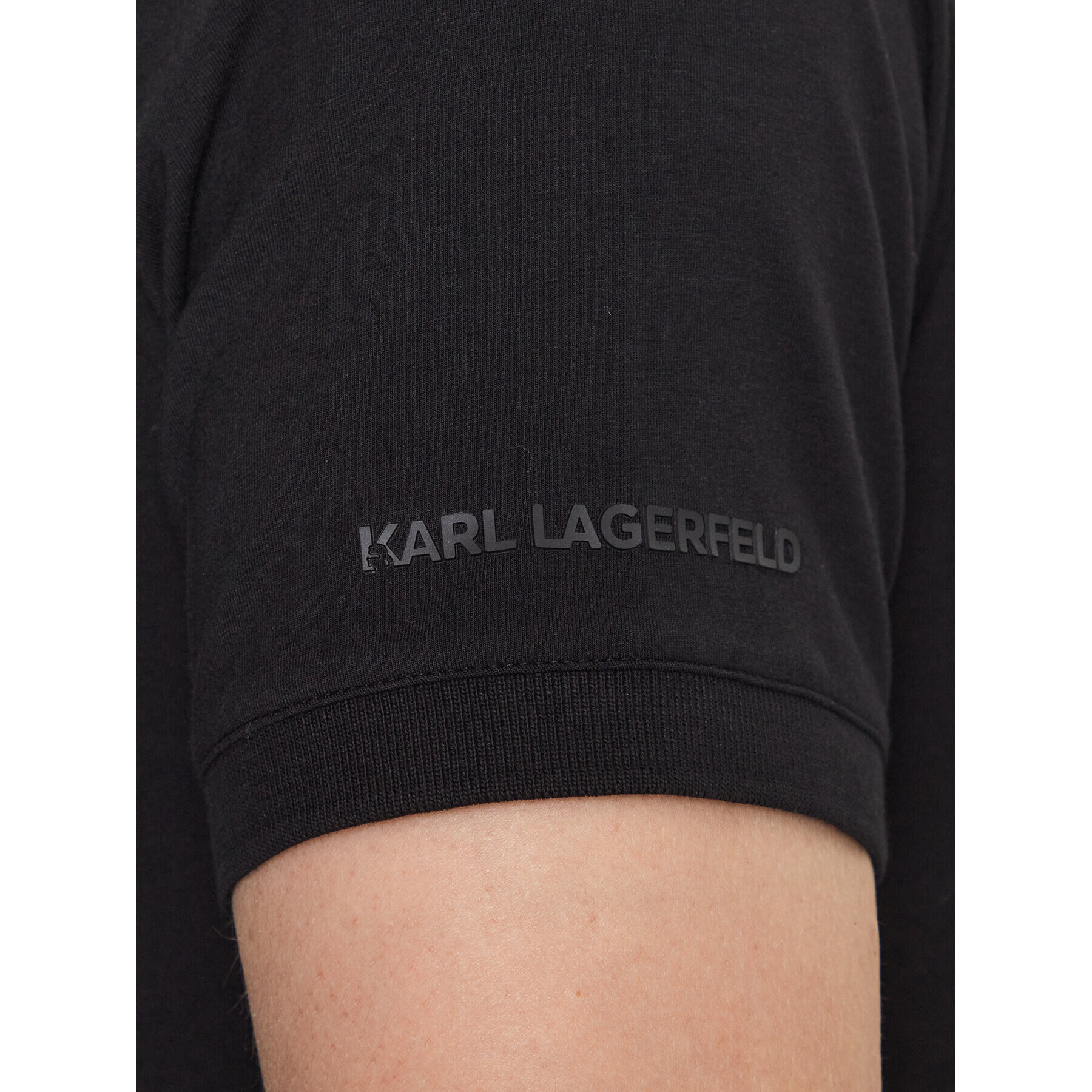 KARL LAGERFELD Polo majica 745401 533221 Črna Regular Fit - Pepit.si