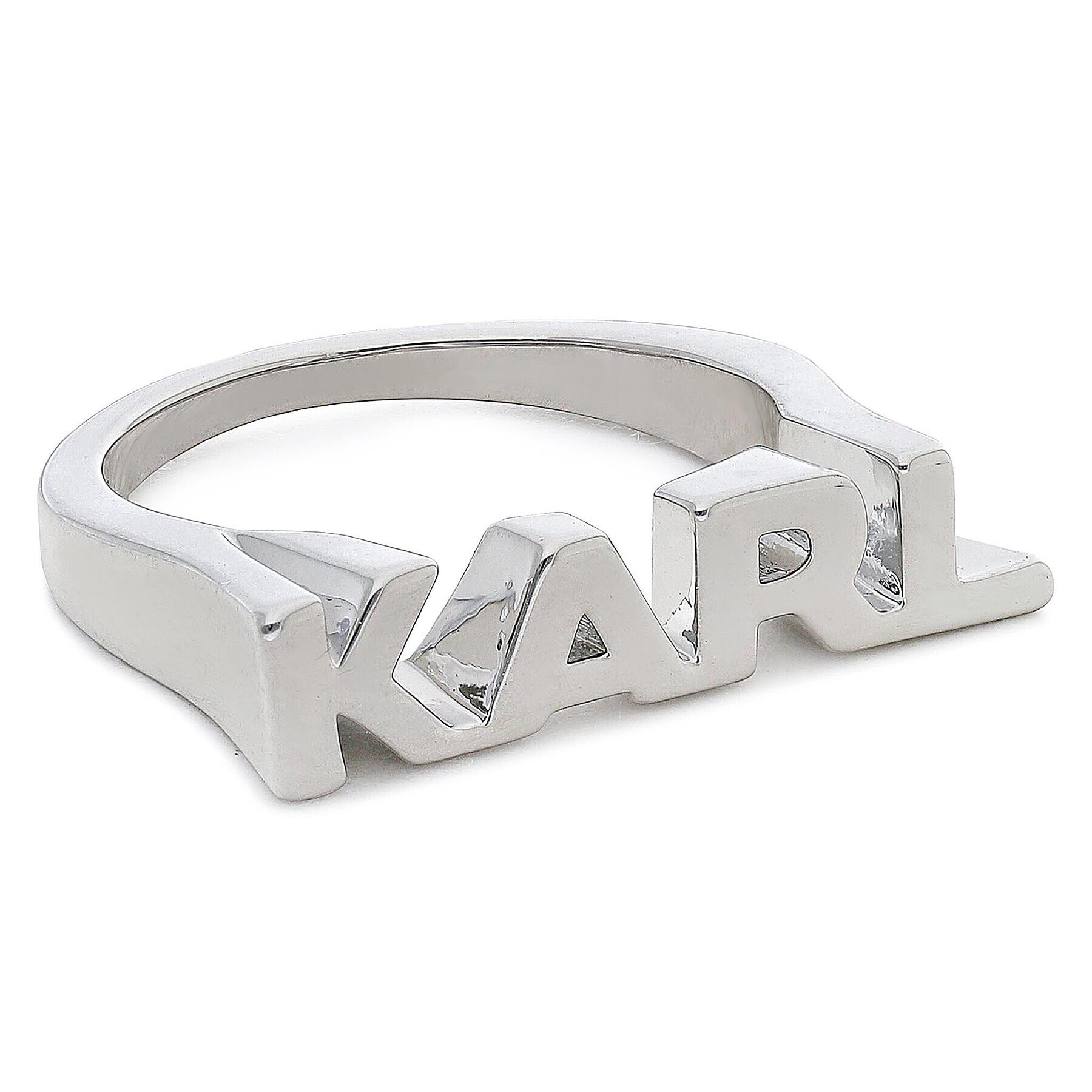 KARL LAGERFELD Prstan 230W3939 Srebrna - Pepit.si