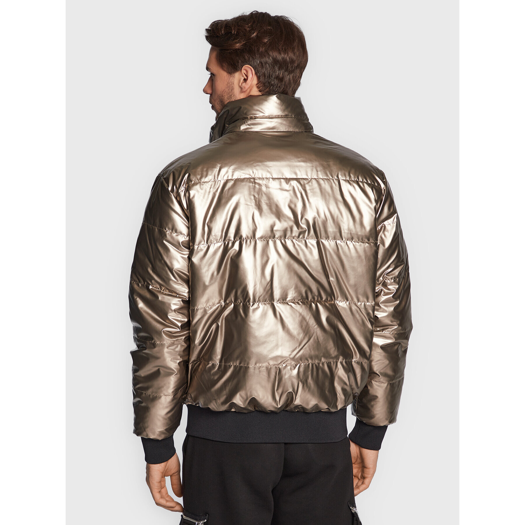 KARL LAGERFELD Puhovka Blouson 505003 524505 Zlata Regular Fit - Pepit.si