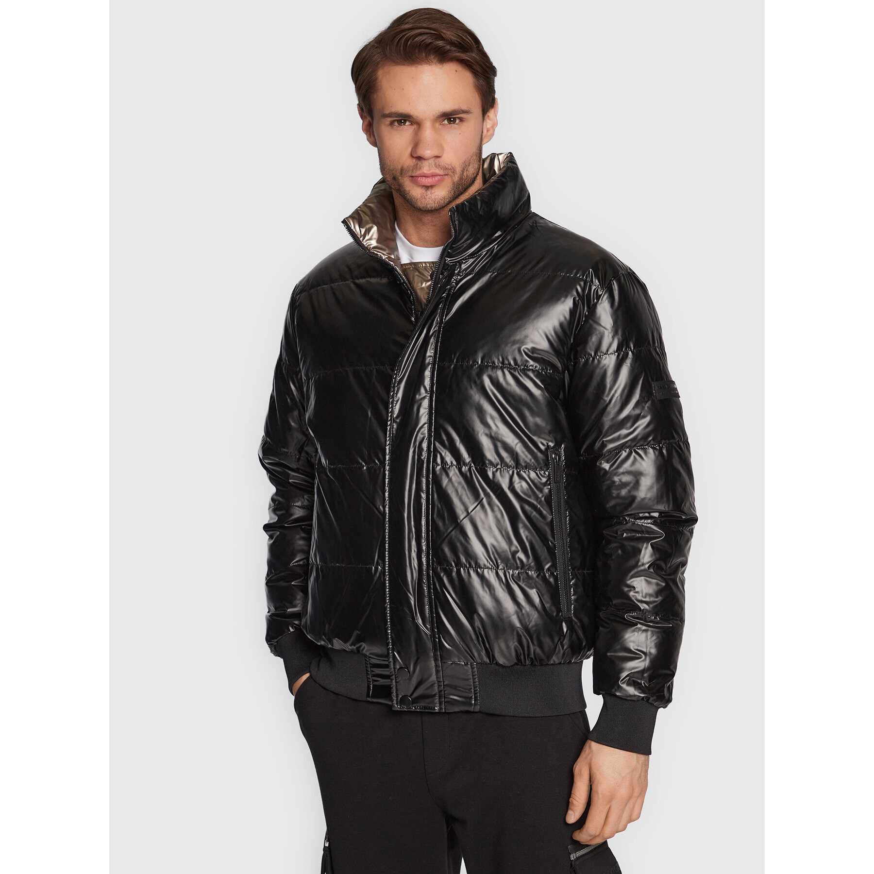 KARL LAGERFELD Puhovka Blouson 505003 524505 Zlata Regular Fit - Pepit.si