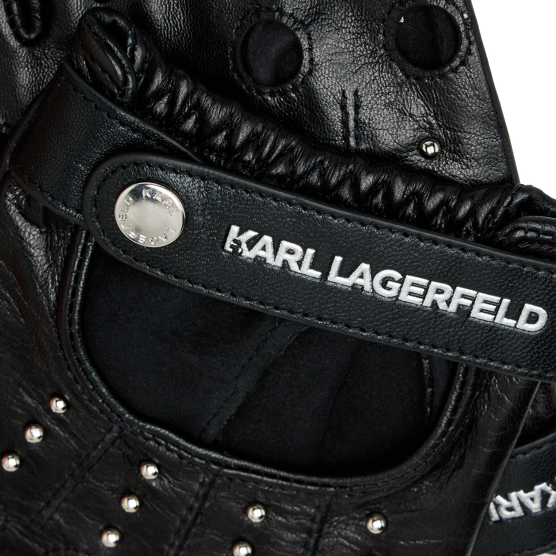 KARL LAGERFELD Rokavice 235W3601 Črna - Pepit.si