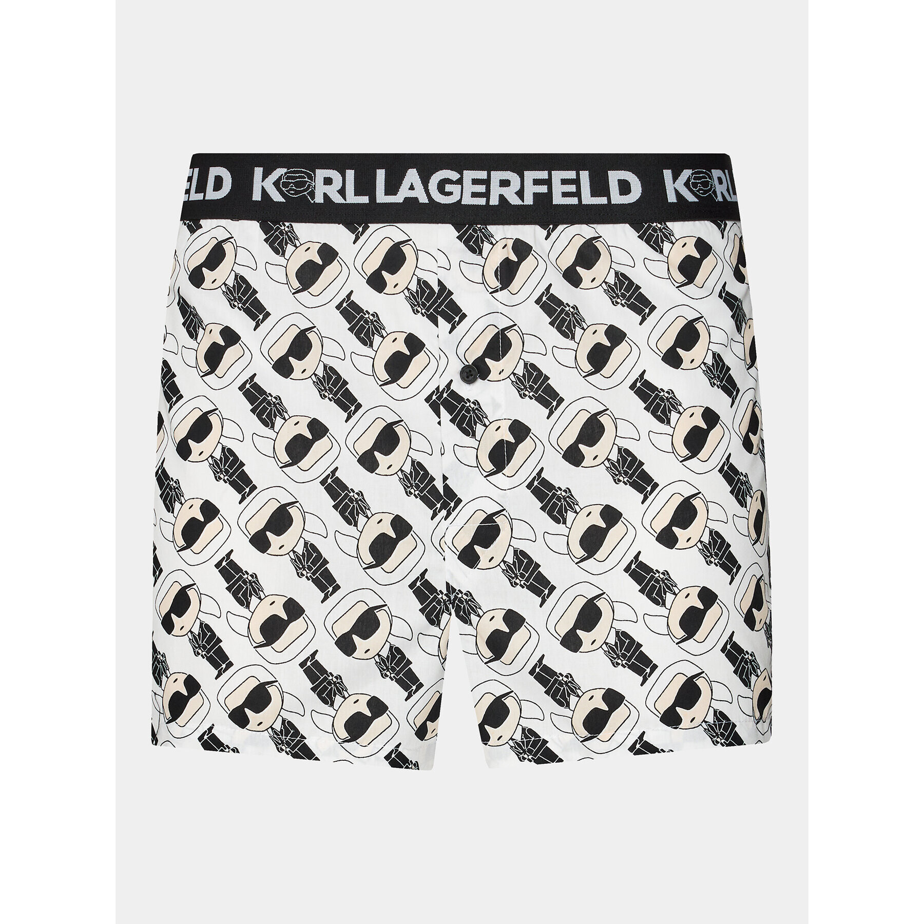 KARL LAGERFELD Set 3 parov boksaric Ikonik 2.0 Woven Boxer (X3) 236M2102 Črna - Pepit.si