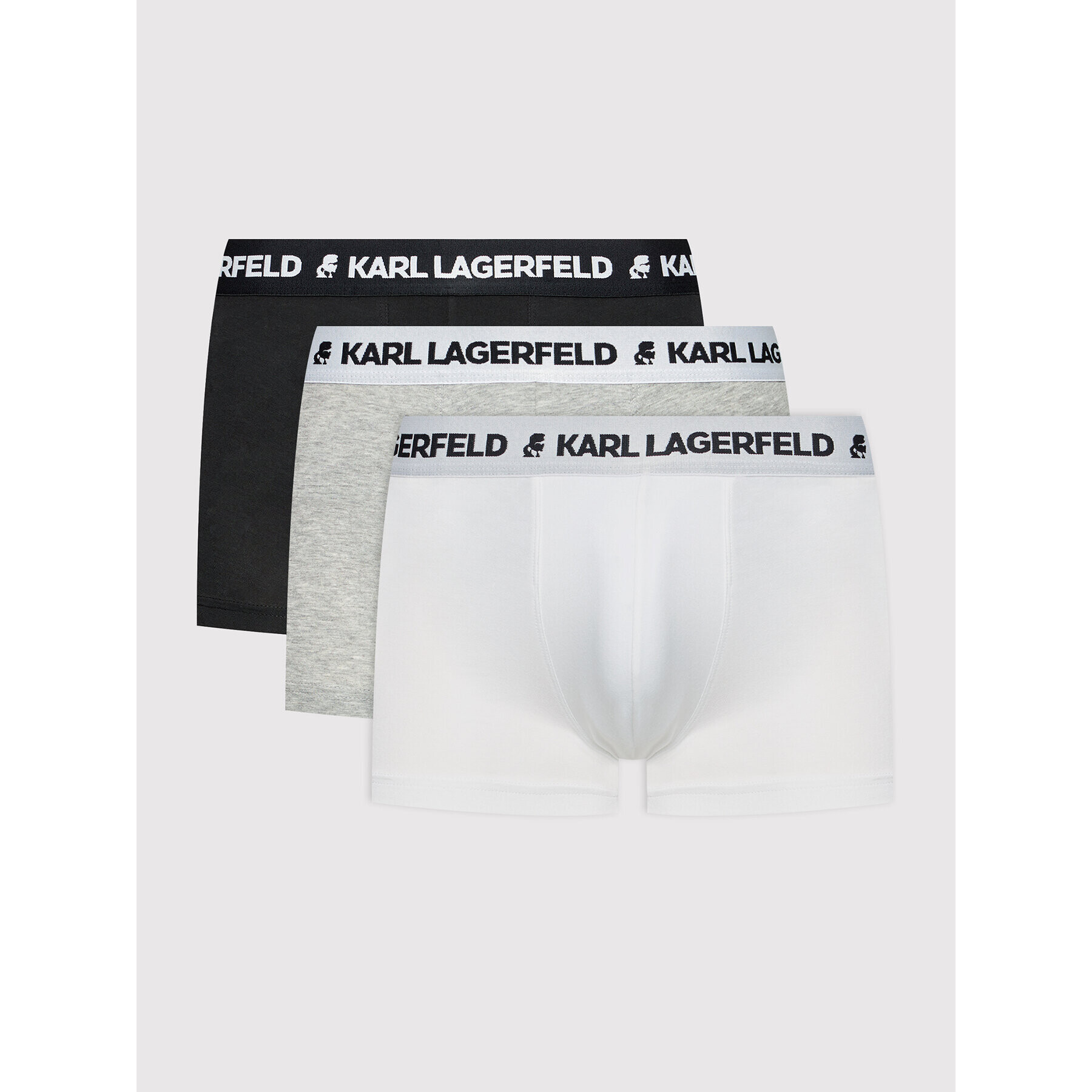 KARL LAGERFELD Set 3 parov boksaric Logo 211M2102 Pisana - Pepit.si