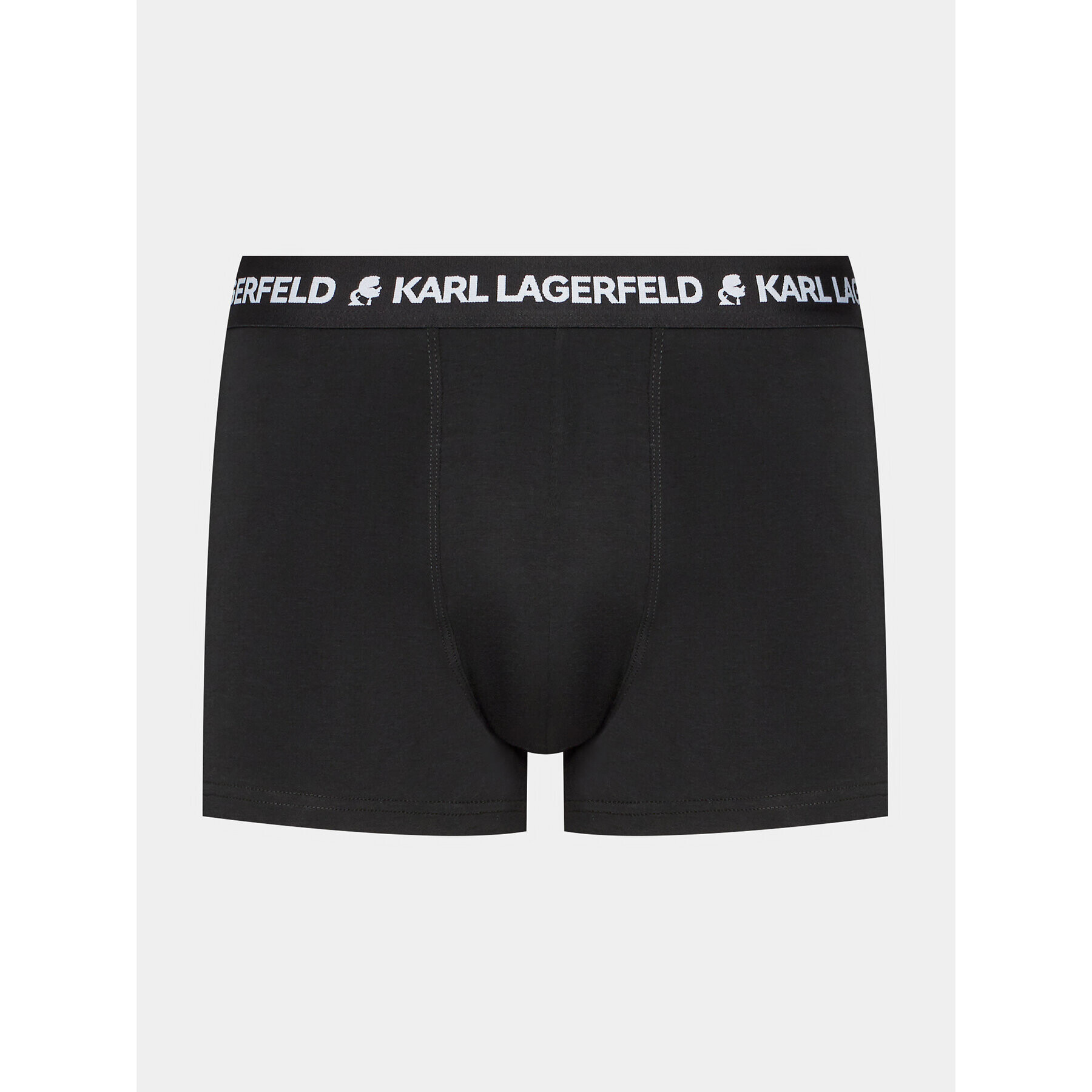 KARL LAGERFELD Set 3 parov boksaric Logo Monogram Trunk Set(3Pack) 225M2101 Črna - Pepit.si