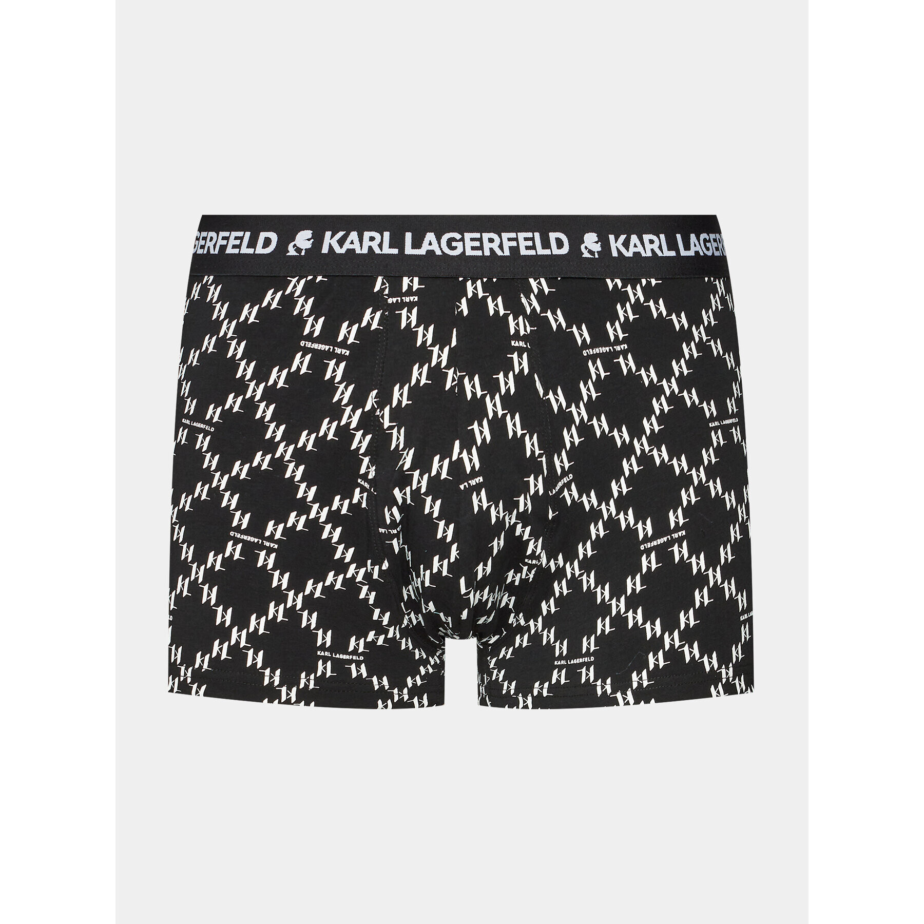 KARL LAGERFELD Set 3 parov boksaric Logo Monogram Trunk Set(3Pack) 225M2101 Črna - Pepit.si