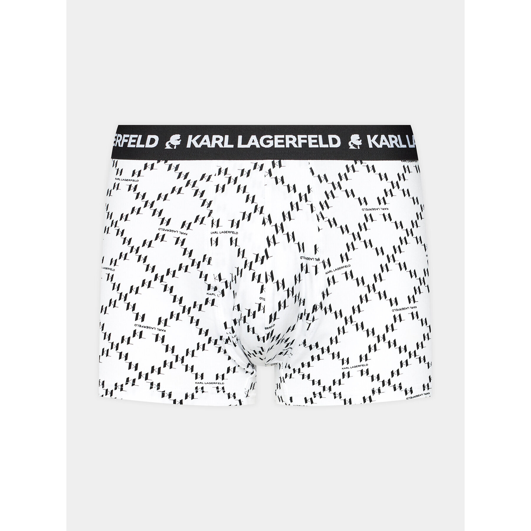 KARL LAGERFELD Set 3 parov boksaric Logo Monogram Trunk Set(3Pack) 225M2101 Črna - Pepit.si