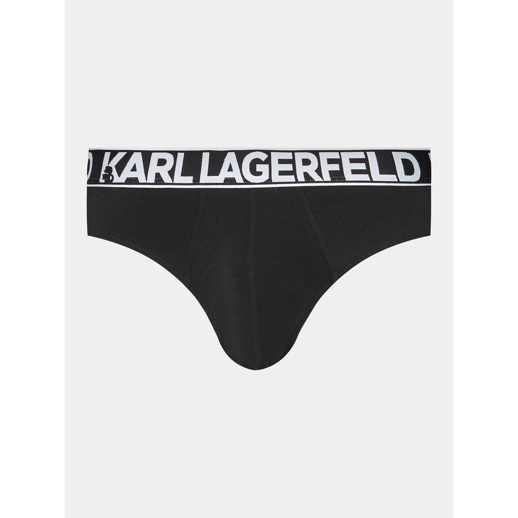 KARL LAGERFELD Set 3 sponjic Full Elastic Brief Set (3X) 235M2114 Črna - Pepit.si