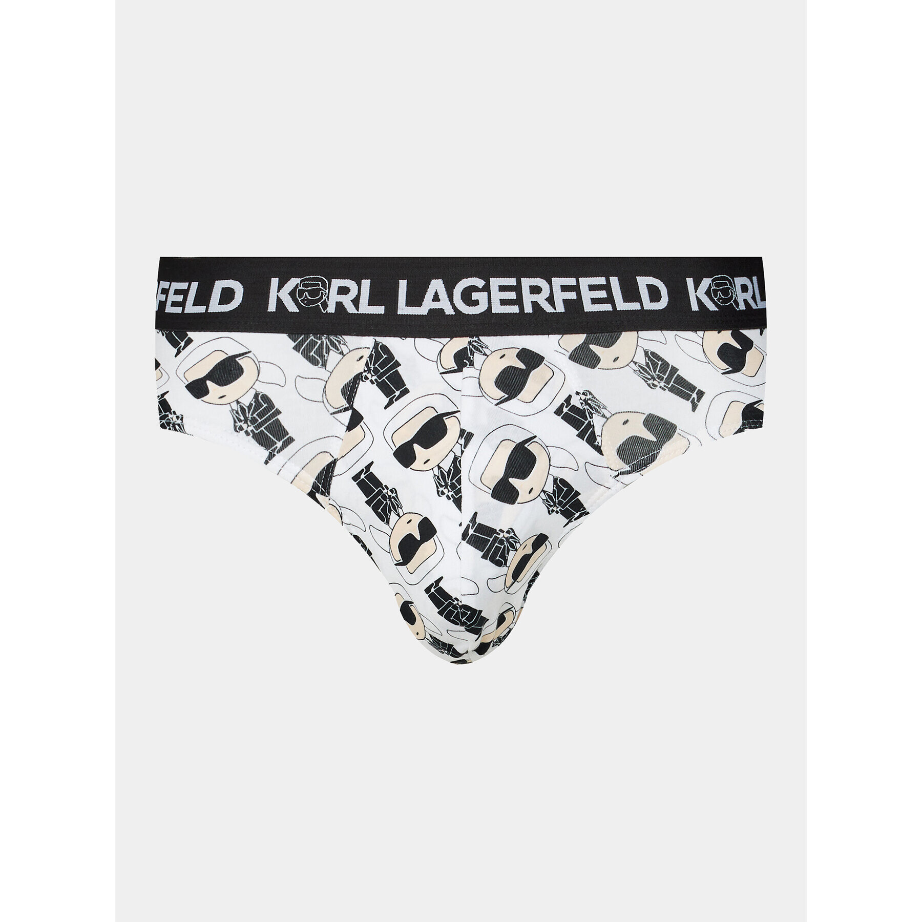 KARL LAGERFELD Set 3 sponjic Ikonik 2.0 Brief Set (Pack 3) 236M2101 Črna - Pepit.si