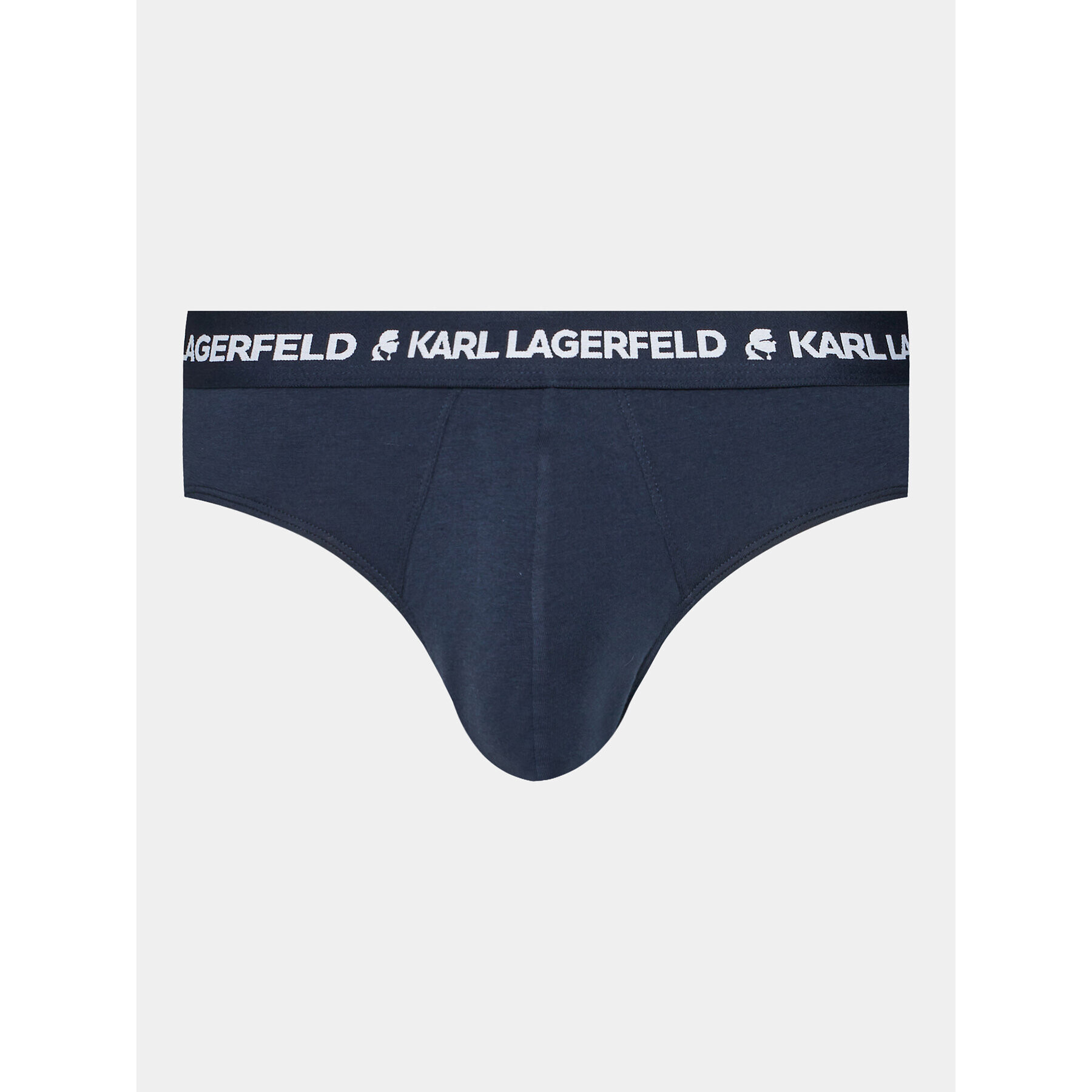 KARL LAGERFELD Set 3 sponjic Logo Briefs Set ( Pack Of 3) 211M2103 Črna - Pepit.si