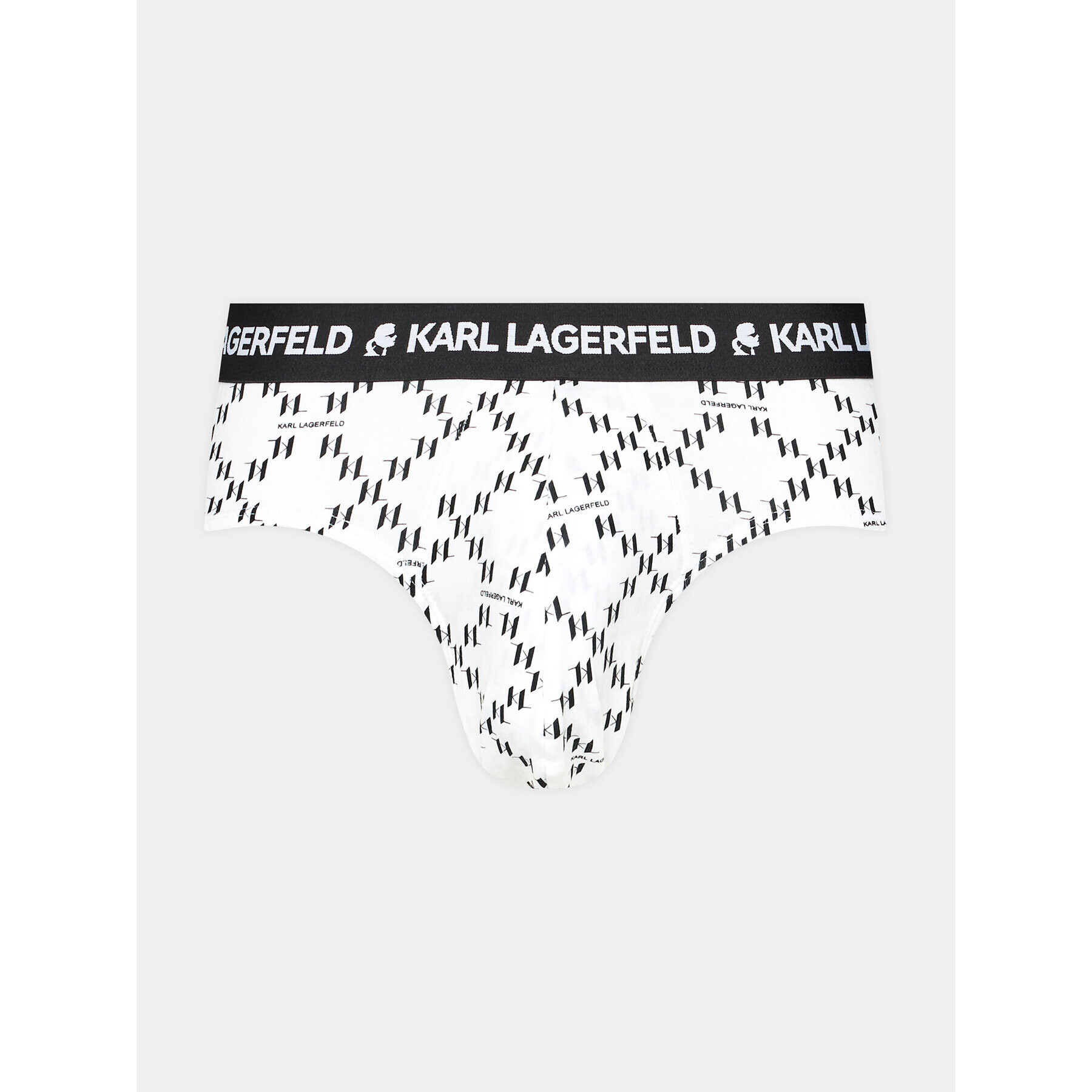 KARL LAGERFELD Set 3 sponjic Logo Monogram Brief Set(3Pack) 225M2102 Črna - Pepit.si