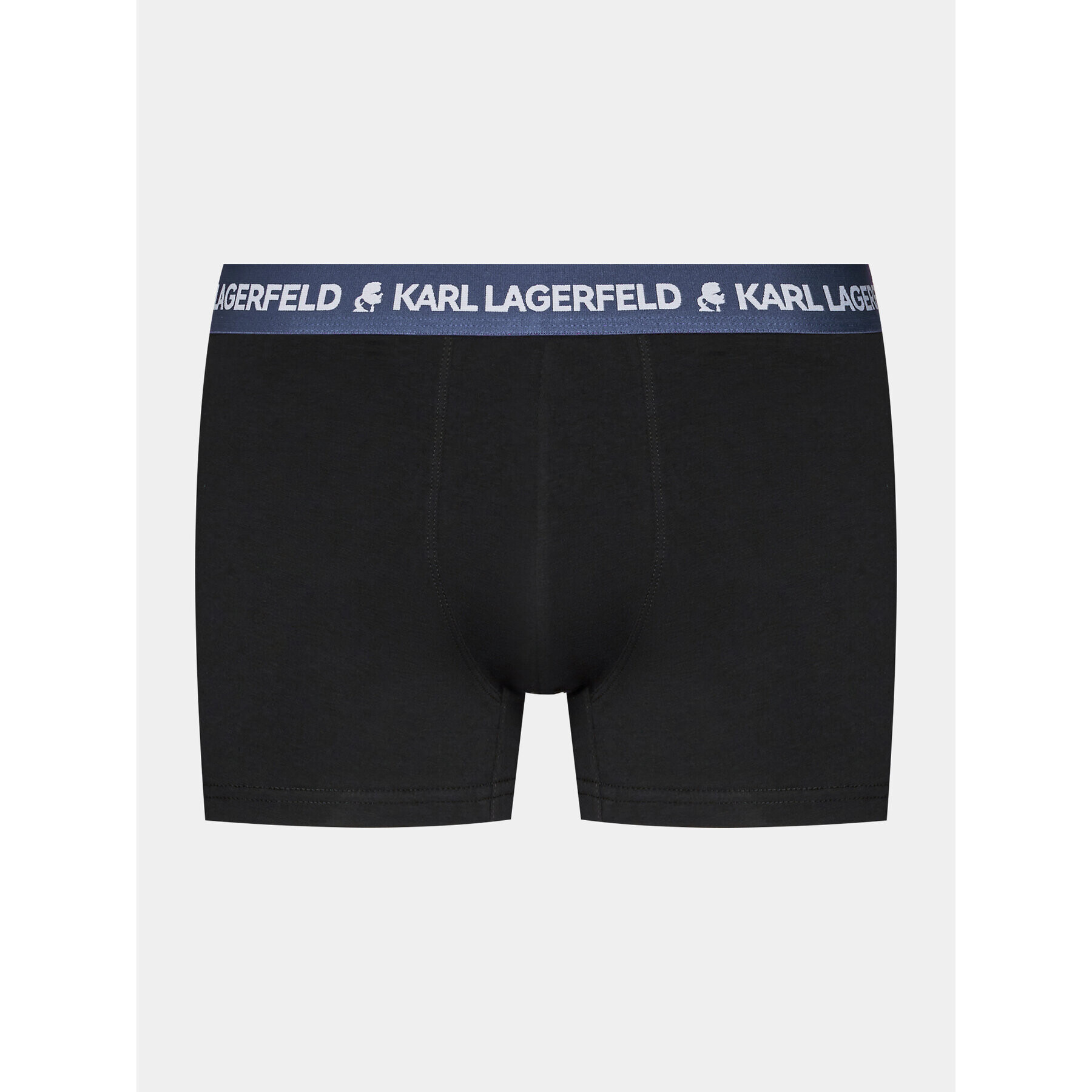 KARL LAGERFELD Set 3 sponjic Logo Trunk Multiband (X3) 235M2109 Črna - Pepit.si