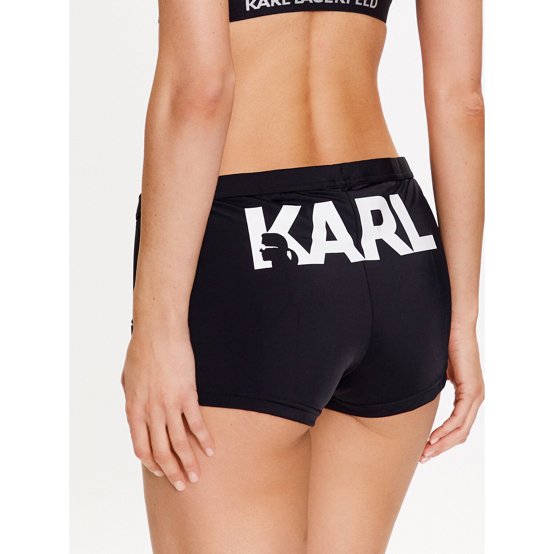 KARL LAGERFELD Spodnji del bikini 230M2207 Črna - Pepit.si