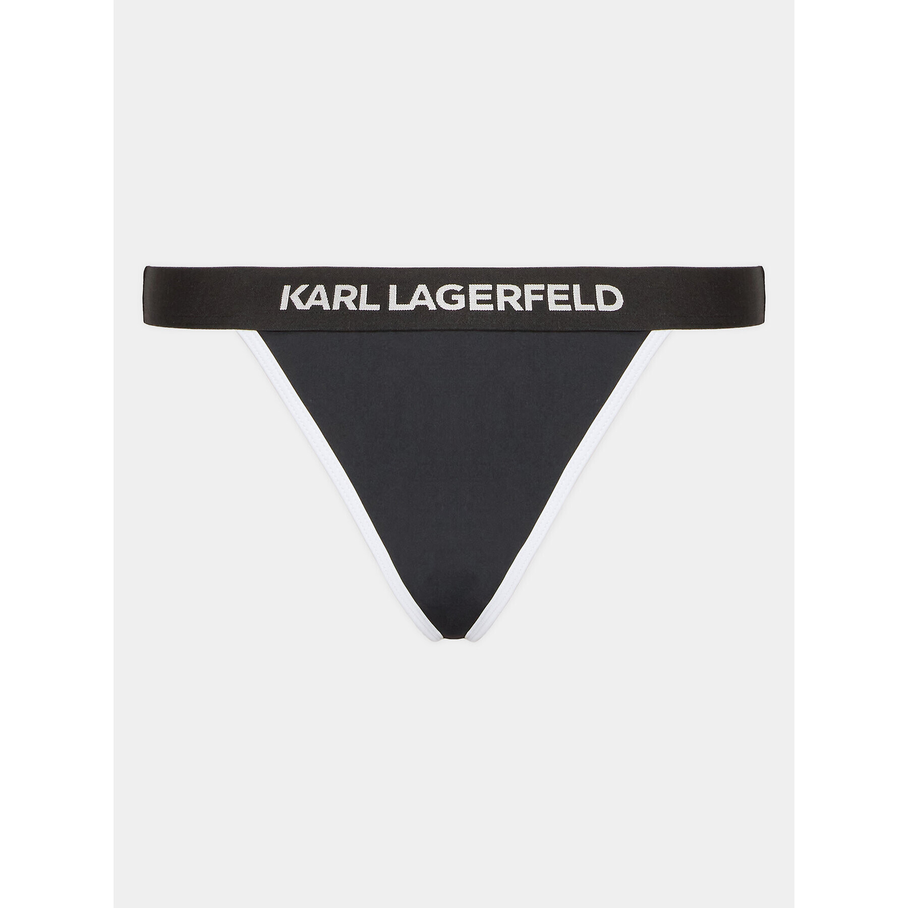 KARL LAGERFELD Spodnji del bikini 230W2235 Črna - Pepit.si