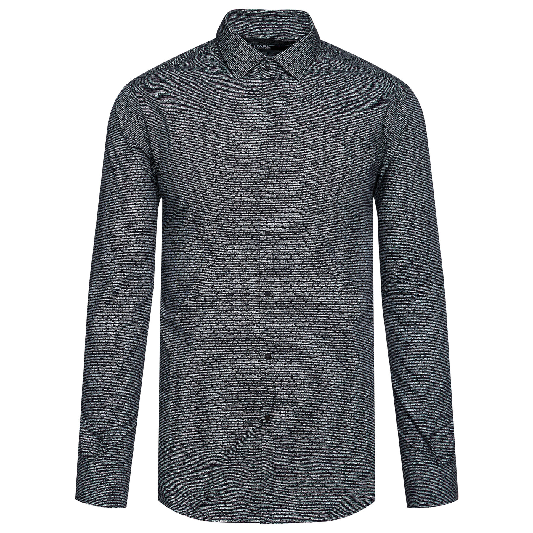 KARL LAGERFELD Srajca 605003 502687 Črna Slim Fit - Pepit.si