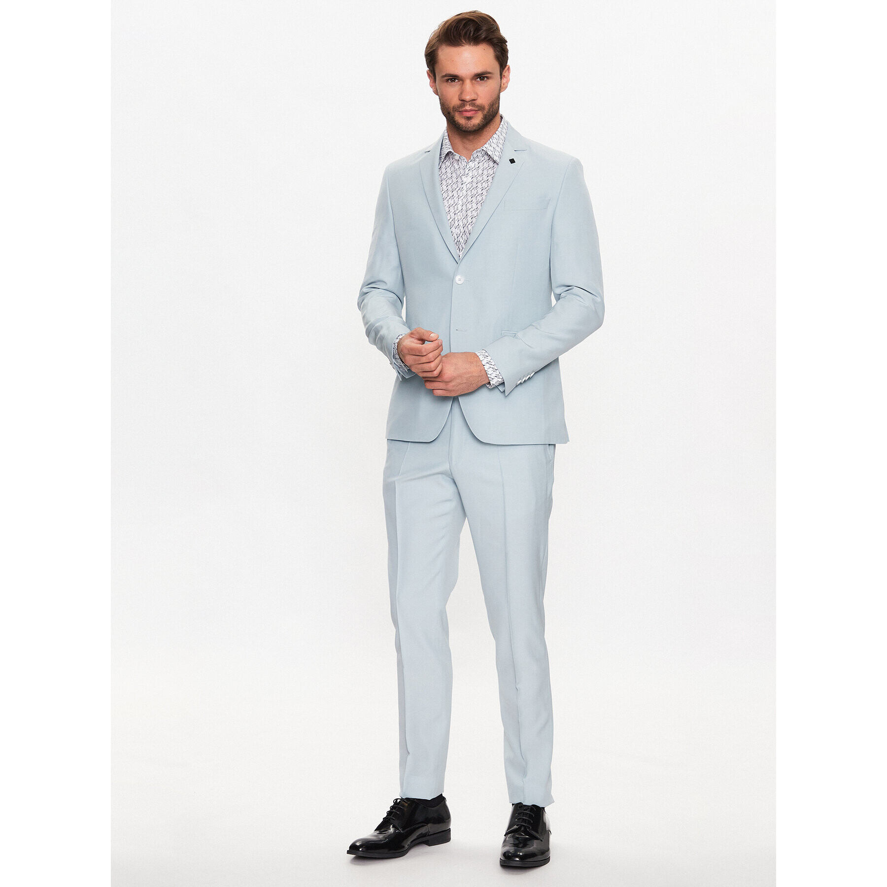 KARL LAGERFELD Srajca 605003 533678 Pisana Slim Fit - Pepit.si