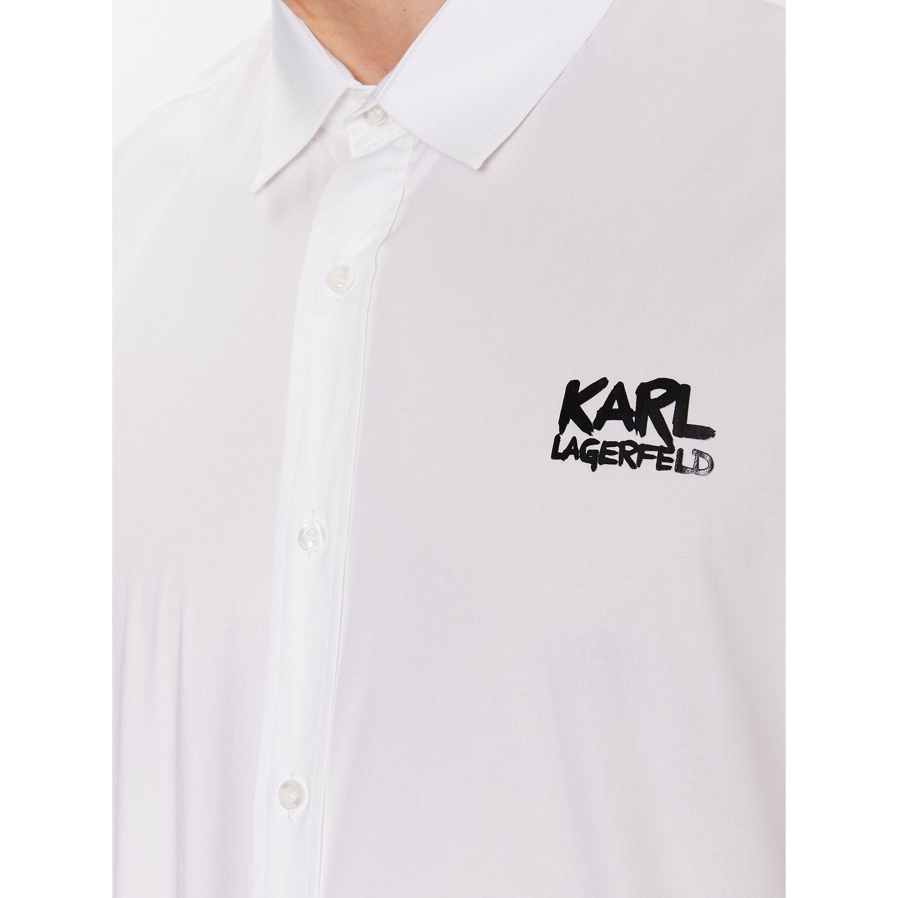 KARL LAGERFELD Srajca 605980 531600 Bela Regular Fit - Pepit.si