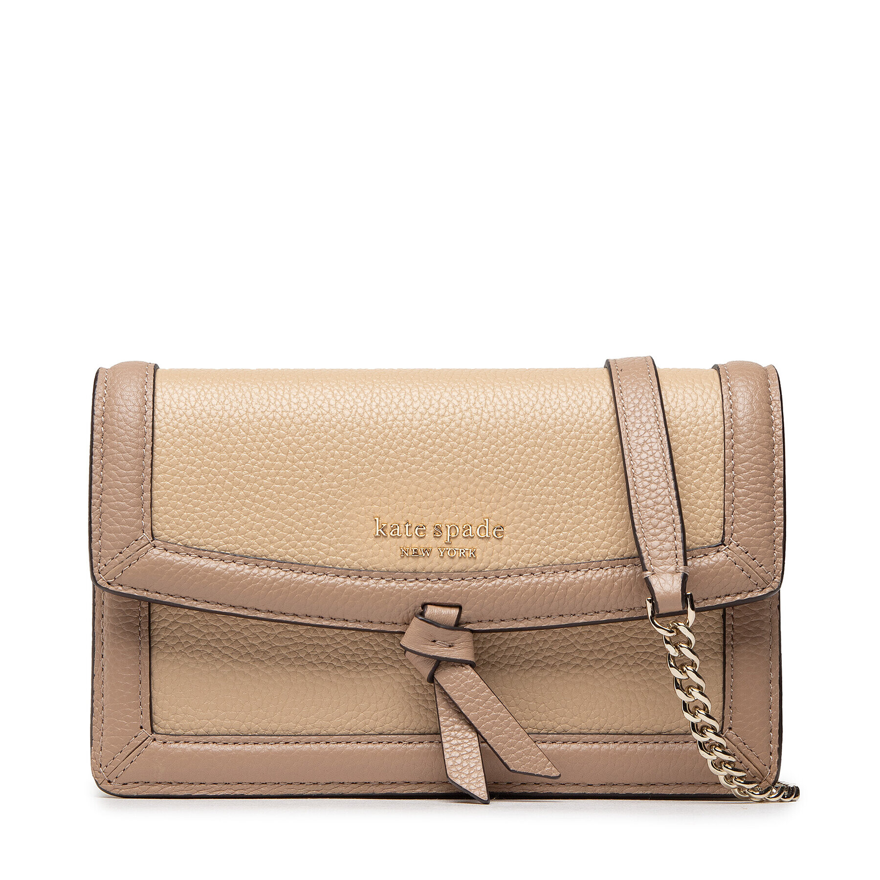 Kate Spade Ročna torba Colorblocked Pe Flap Xbody K6648 Bež - Pepit.si