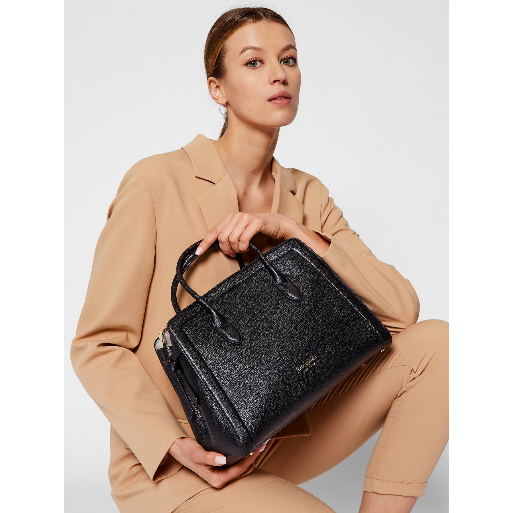 Kate Spade Ročna torba Knott PXR00399 Črna - Pepit.si