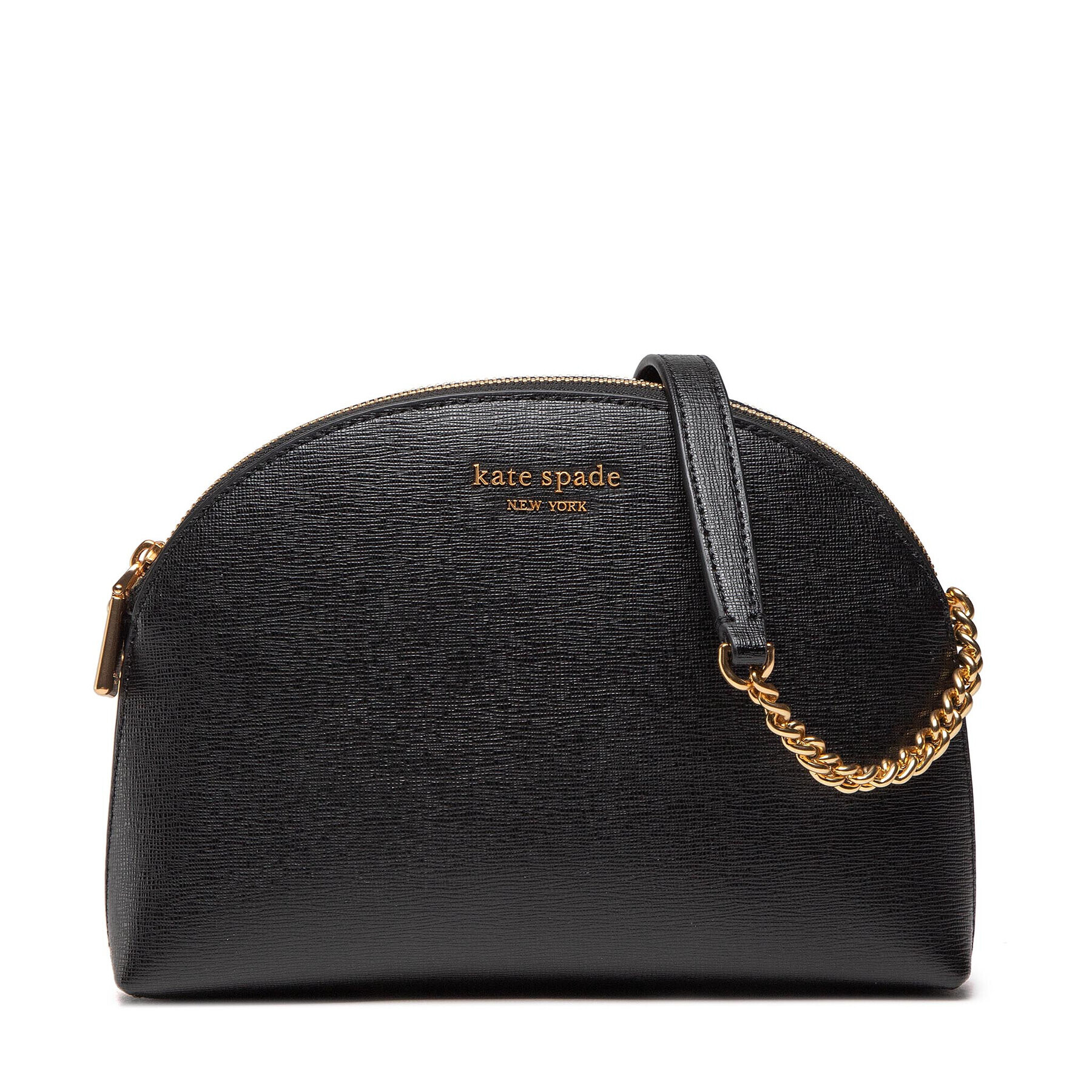 Kate Spade Ročna torba Morgan Dbl Zip Dome Crossbody K8926 Črna - Pepit.si