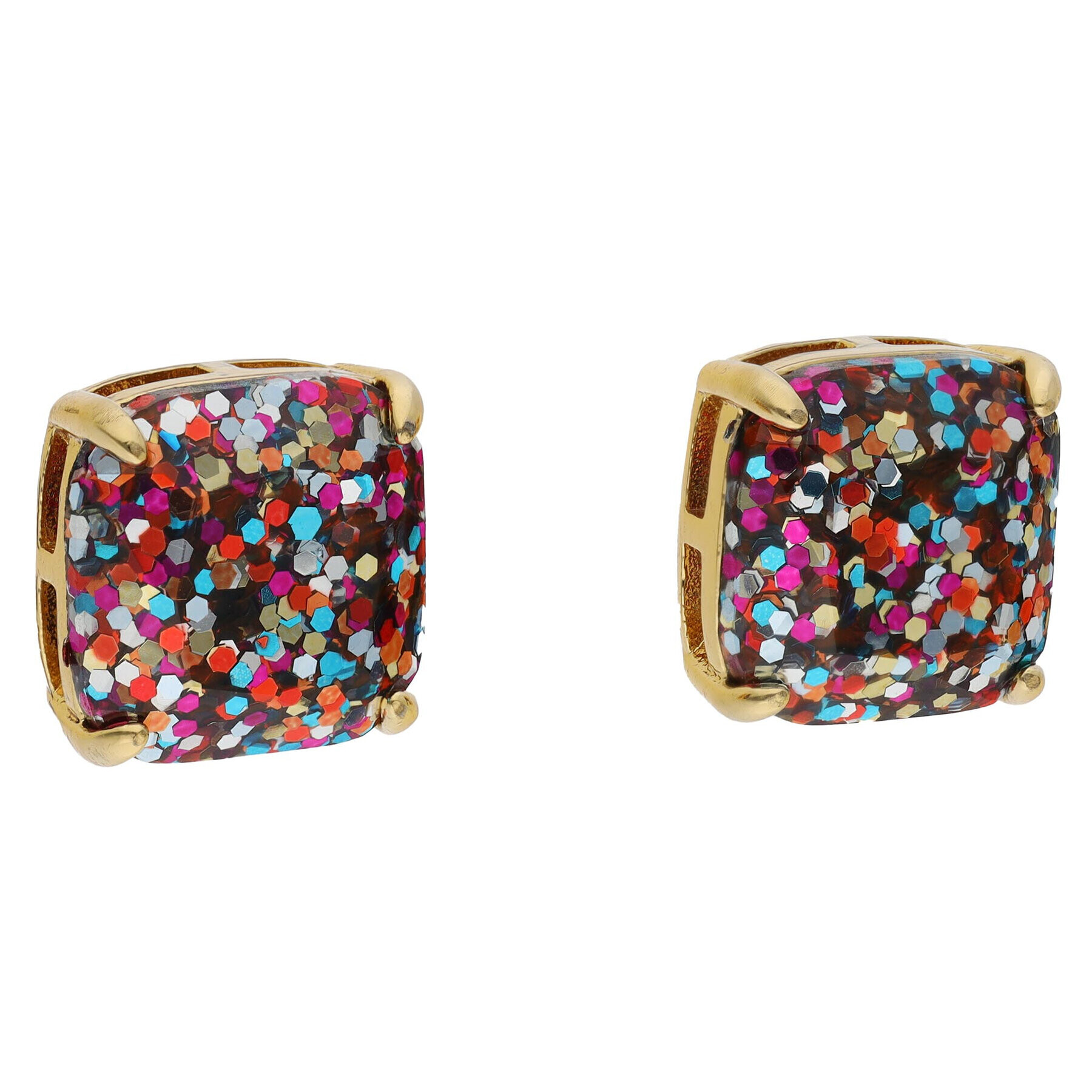 Kate Spade Uhani Small Square Studs WBRU9356 Pisana - Pepit.si