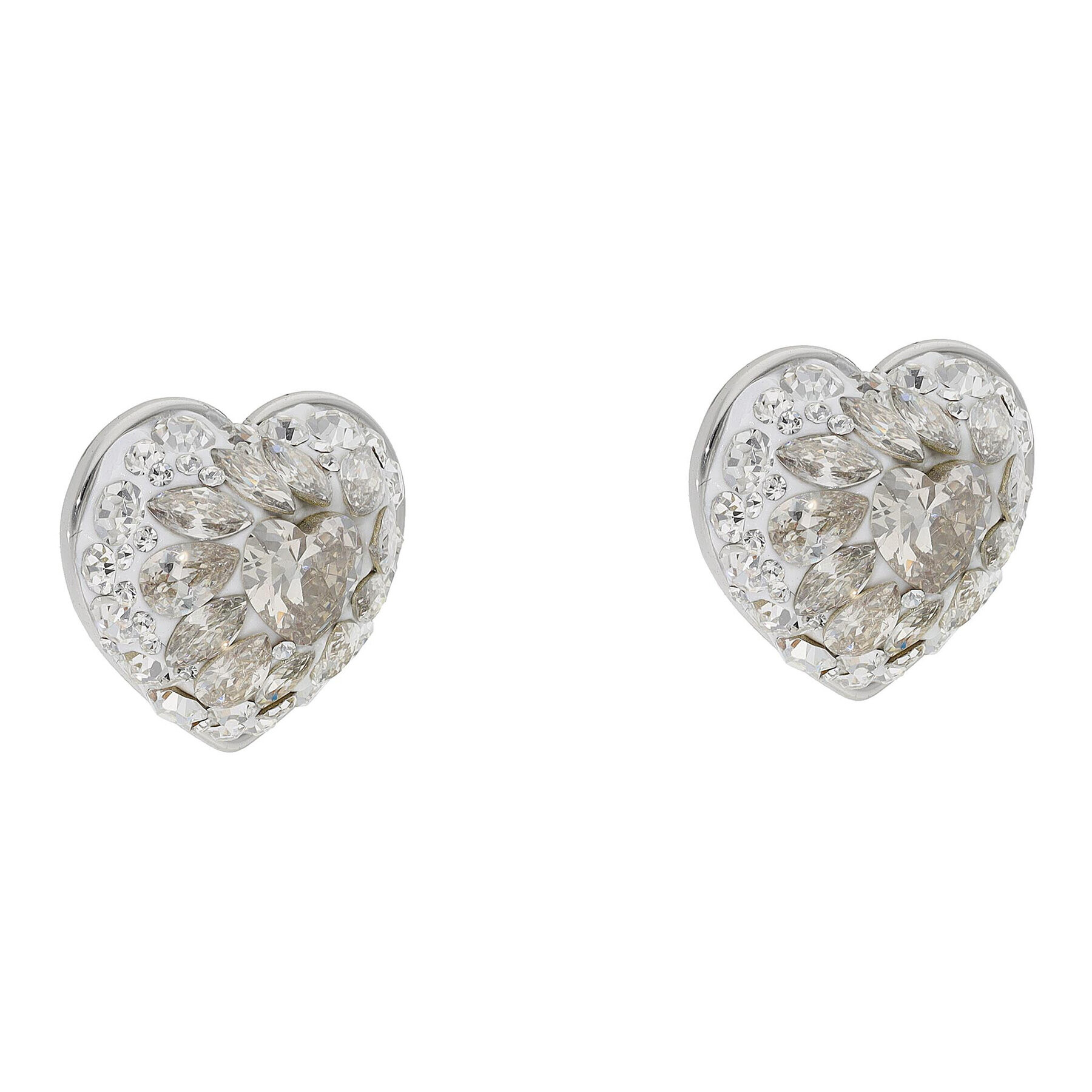 Kate Spade Uhani Something Sprkly Heart Studs K6760 Srebrna - Pepit.si