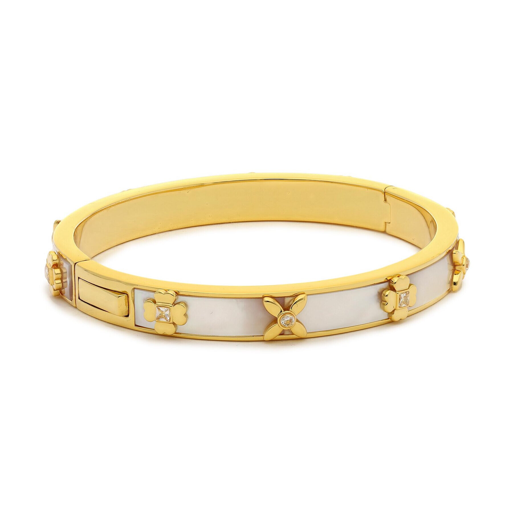 Kate Spade Zapestnica Hinged Bangle KD291 Zlata - Pepit.si