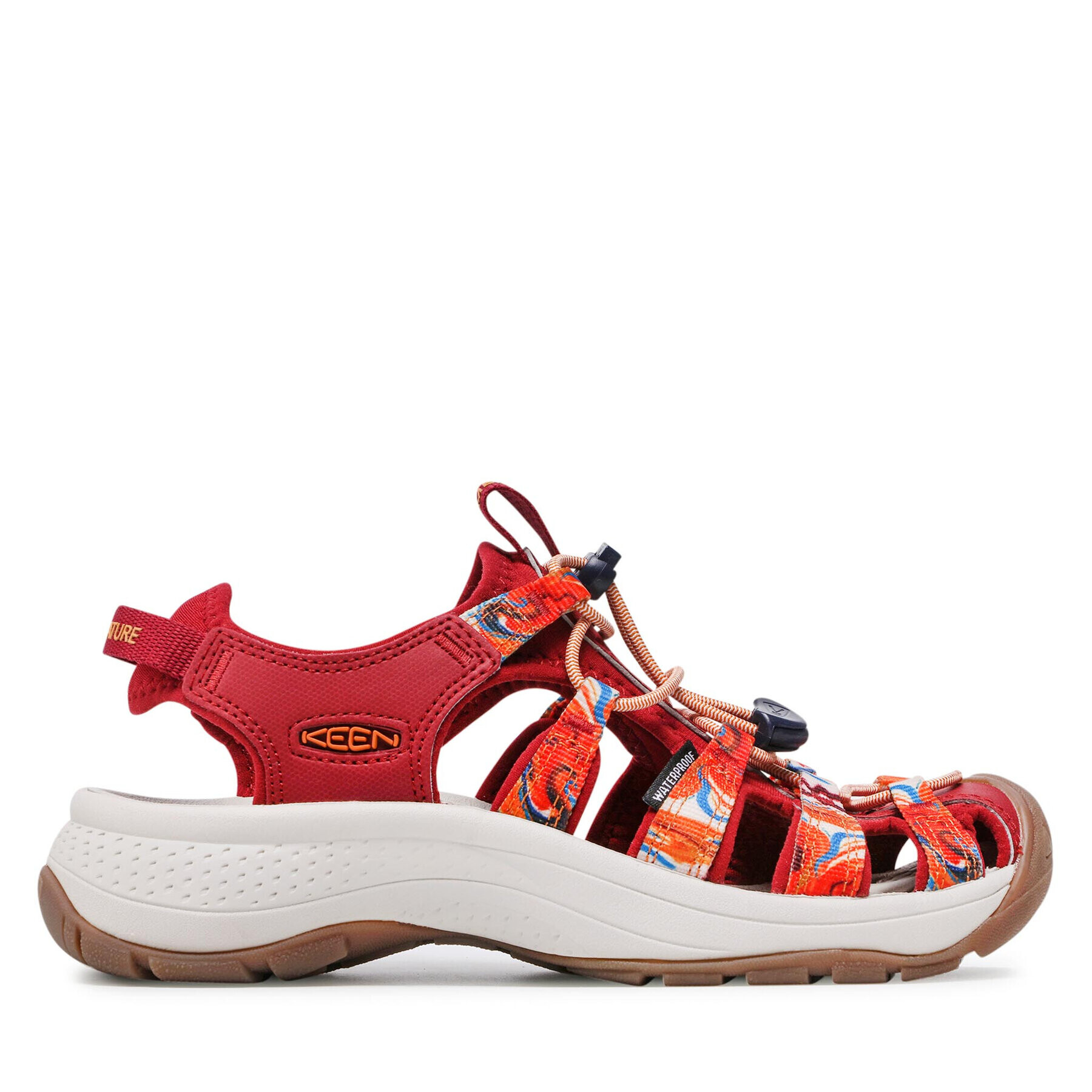 Keen Sandali Astoria West Sandal 1026049 Bordo rdeča - Pepit.si