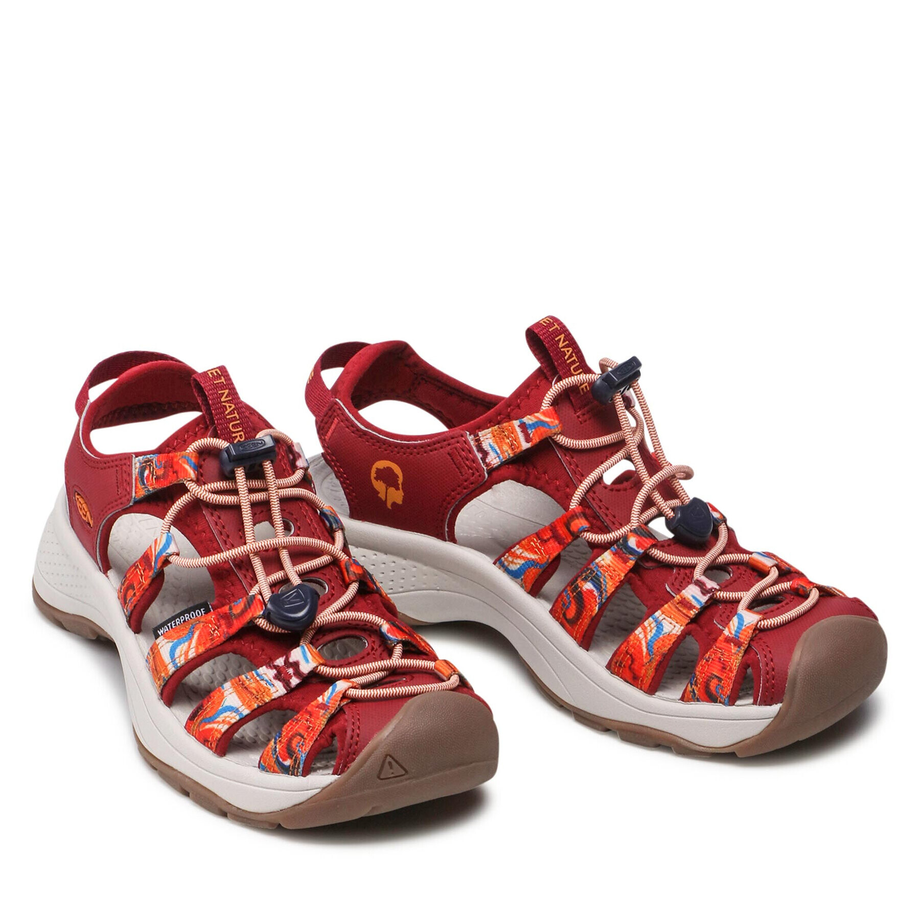 Keen Sandali Astoria West Sandal 1026049 Bordo rdeča - Pepit.si