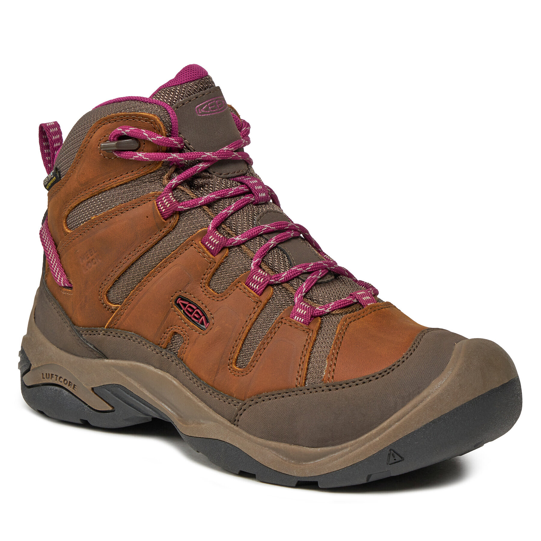 Keen Trekking čevlji Circadia Mid Wp 1026765-10 Rjava - Pepit.si